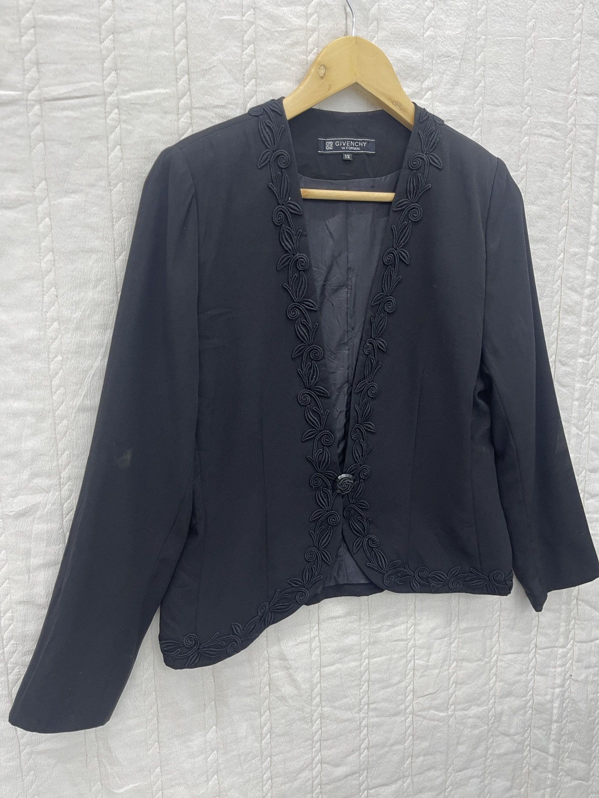 Givenchy GIVENCHY HI FORMAL BLAZER SINGLE BUTTON Size M / US 6-8 / IT 42-44 - 2 Thumbnail