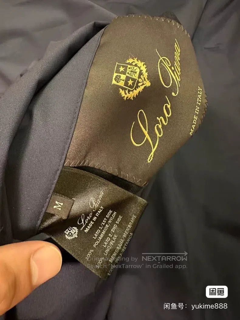 Loro Piana Loro Piana Spring/Autumn Jacket, Deep Navy Blue Tech Fabri Size US M / EU 48-50 / 2 - 4 Thumbnail
