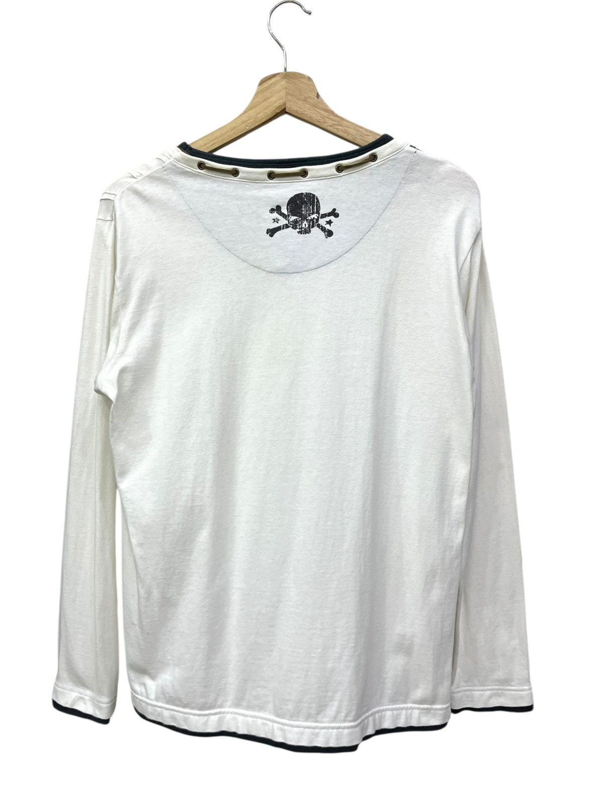 Haven Vintage Strange Heaven LGB Vibe Punk Skull Poem Lace-Up LS Size US S / EU 44-46 / 1 - 6 Thumbnail