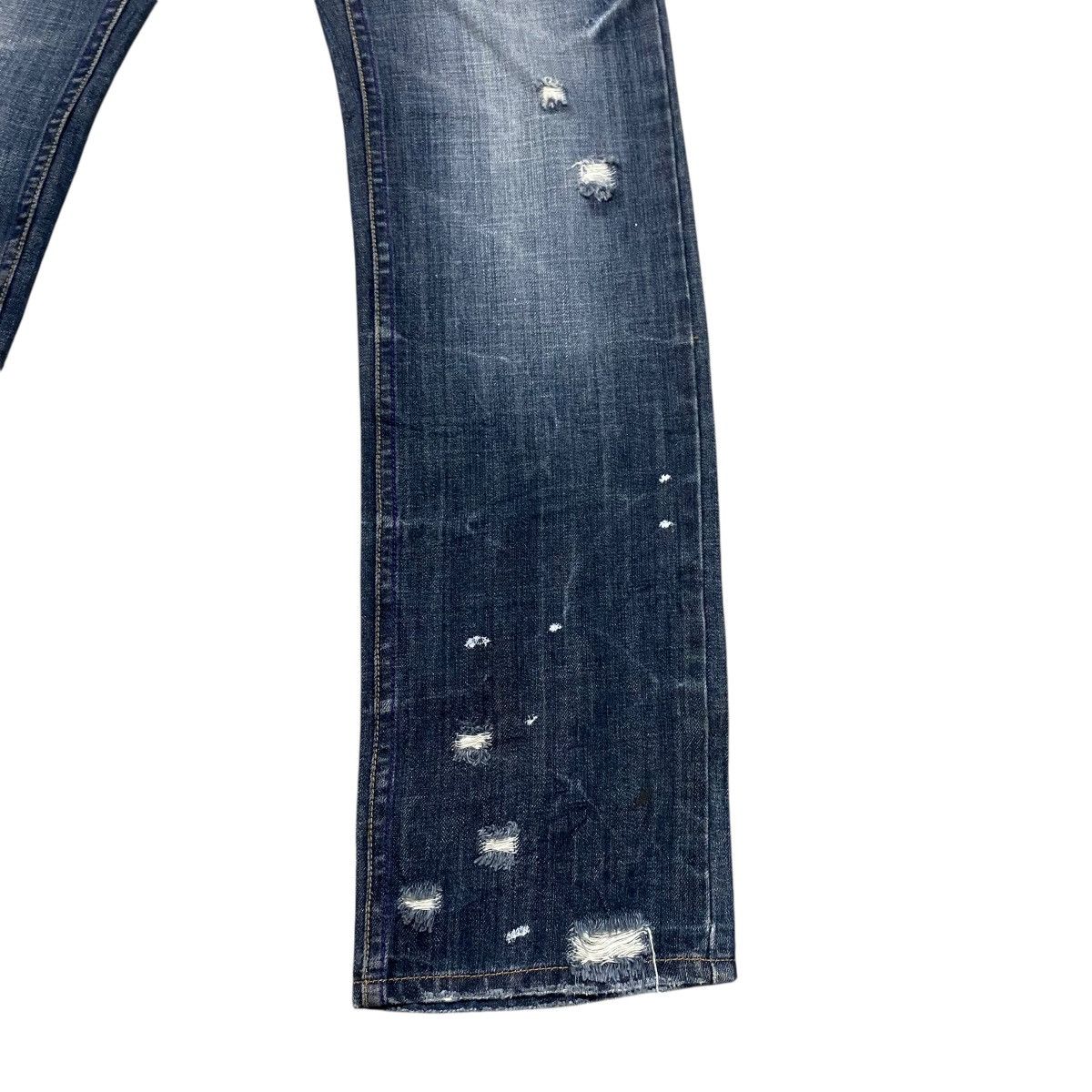 Japanese Brand MIDAS Hole Distressed Denim Jeans Studded Size US 29 - 9 Thumbnail