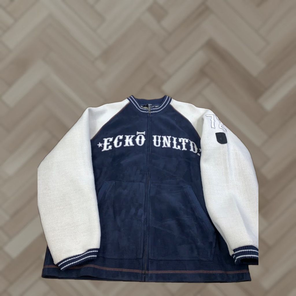 Ecko Unltd. VINTAGE Ecko Unltd Jacket Mens L Blue Zip Size US L / EU 52-54 / 3 - 1 Thumbnail