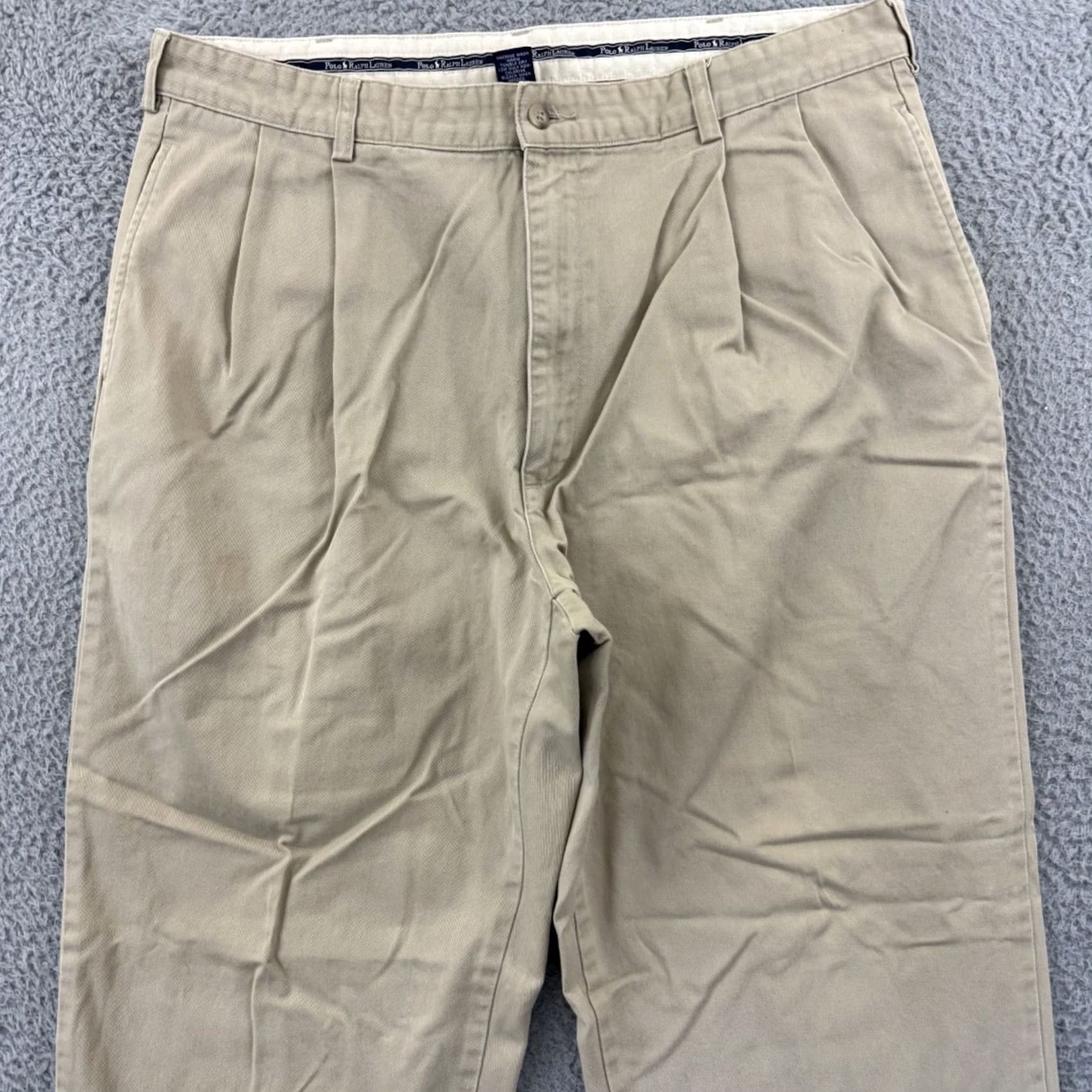 Polo Ralph Lauren VINTAGE Polo Ralph Lauren Hammond Pant Mens 38x32 Beige Chino Casual 90s Preppy Womens? Mens Size US M / EU 48-50 / 2 - 3 Thumbnail