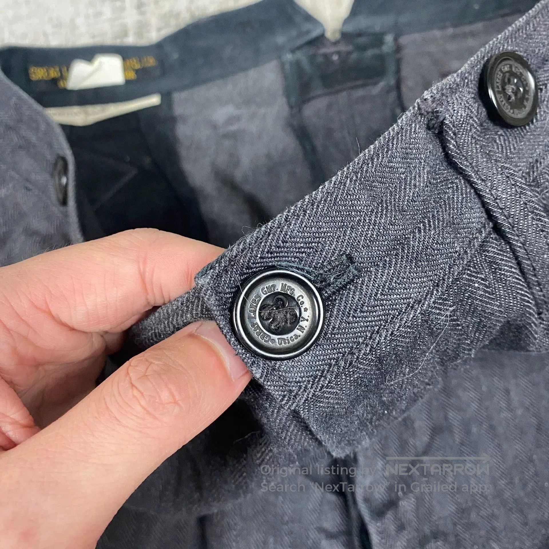 Freewheelers FREEWHEELERS Herringbone Casual Pants. Size US 34 / EU 50 - 4 Thumbnail