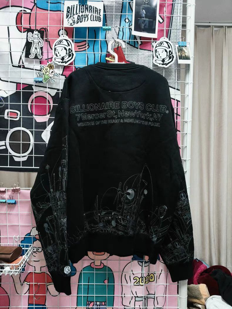Billionaire Boys Club BBCFull Embroidery Fleece Crew Neck Sweatshirt Size US L / EU 52-54 / 3 - 9 Thumbnail