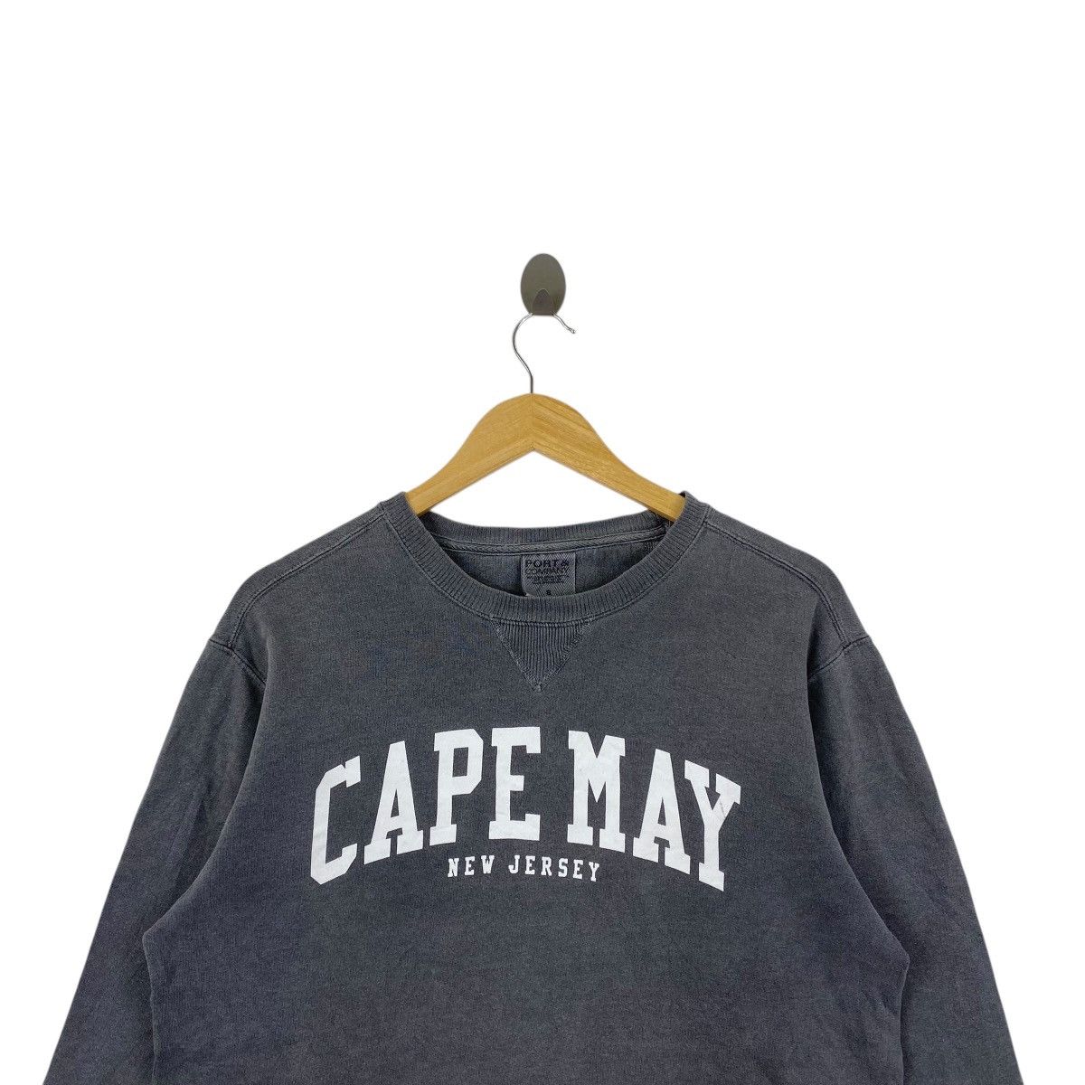 Vintage CAPE MAY New Jersey Print Design Grey Sweatshirt Size US S / EU 44-46 / 1 - 2 Thumbnail