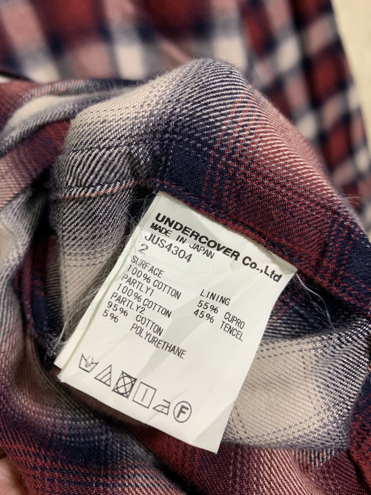 John Undercover 🔥John UNDERCOVER TARTANS TRENCH COATS HOODIE Size US M / EU 48-50 / 2 - 9 Thumbnail