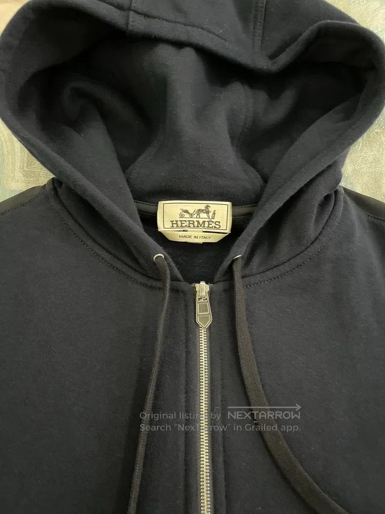 Hermes Hermes Jacket with Lined Fleece, Sleeve with H-Design Size M / US 6-8 / IT 42-44 - 4 Thumbnail
