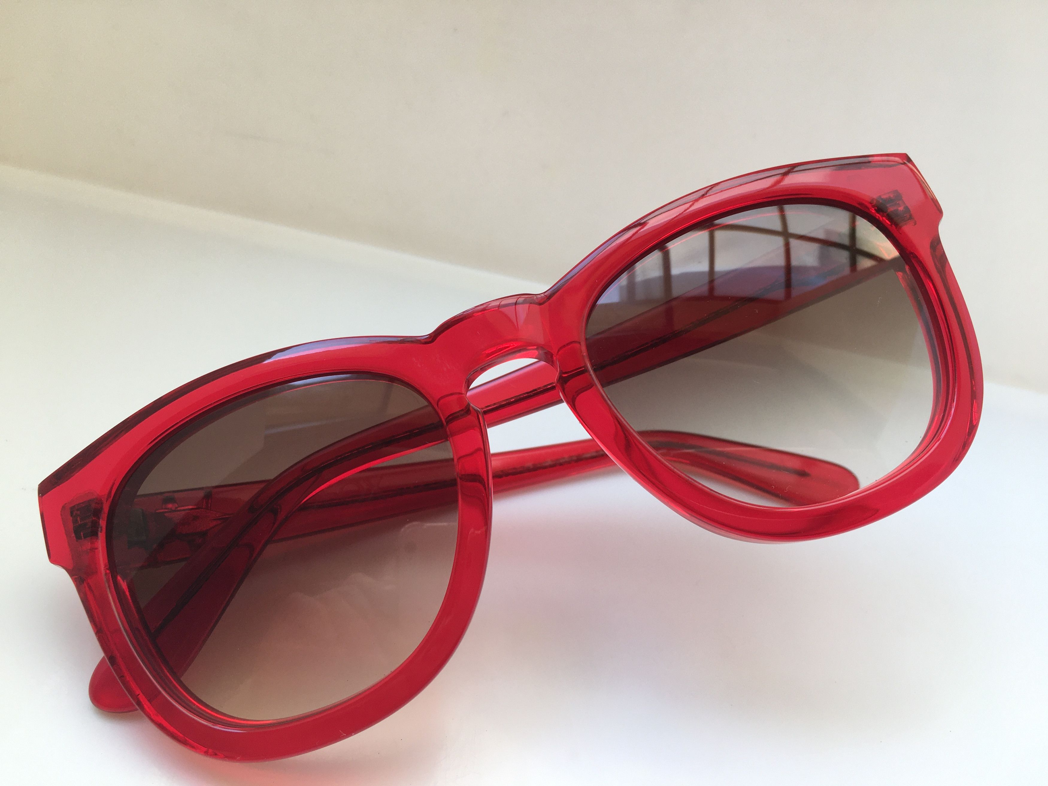 Wildfox Classic Fox Clear Red Sunglasses Frame