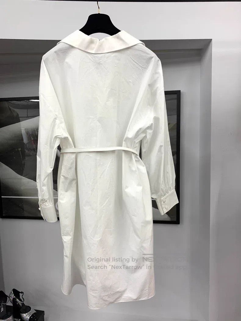 Fendi Fendi White tie shirt dress Size XS / US 0-2 / IT 36-38 - 2 Thumbnail