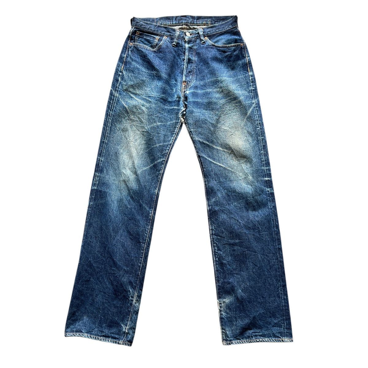 Denime 🔥 Denime Authentic Lot 669 Selvedge Hidden Rivet Denim Jeans Size US 30 / EU 46 - 3 Thumbnail