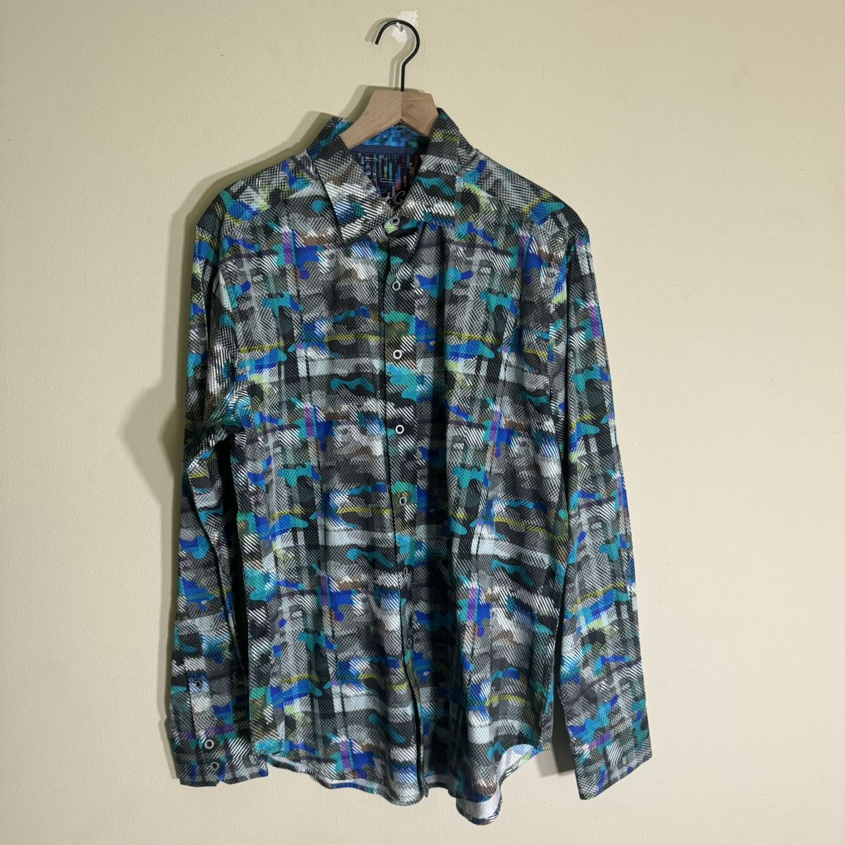 image of Robert Graham Shirt in Blue, Men's (Size XL)