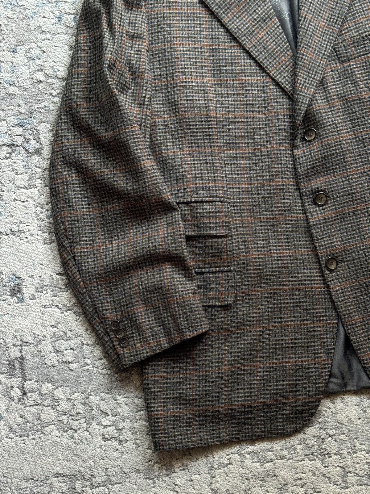 Brioni Brioni Urbino Wool Plaid Blazer Jacket Size 27 S Italy Size 52S - 4 Thumbnail