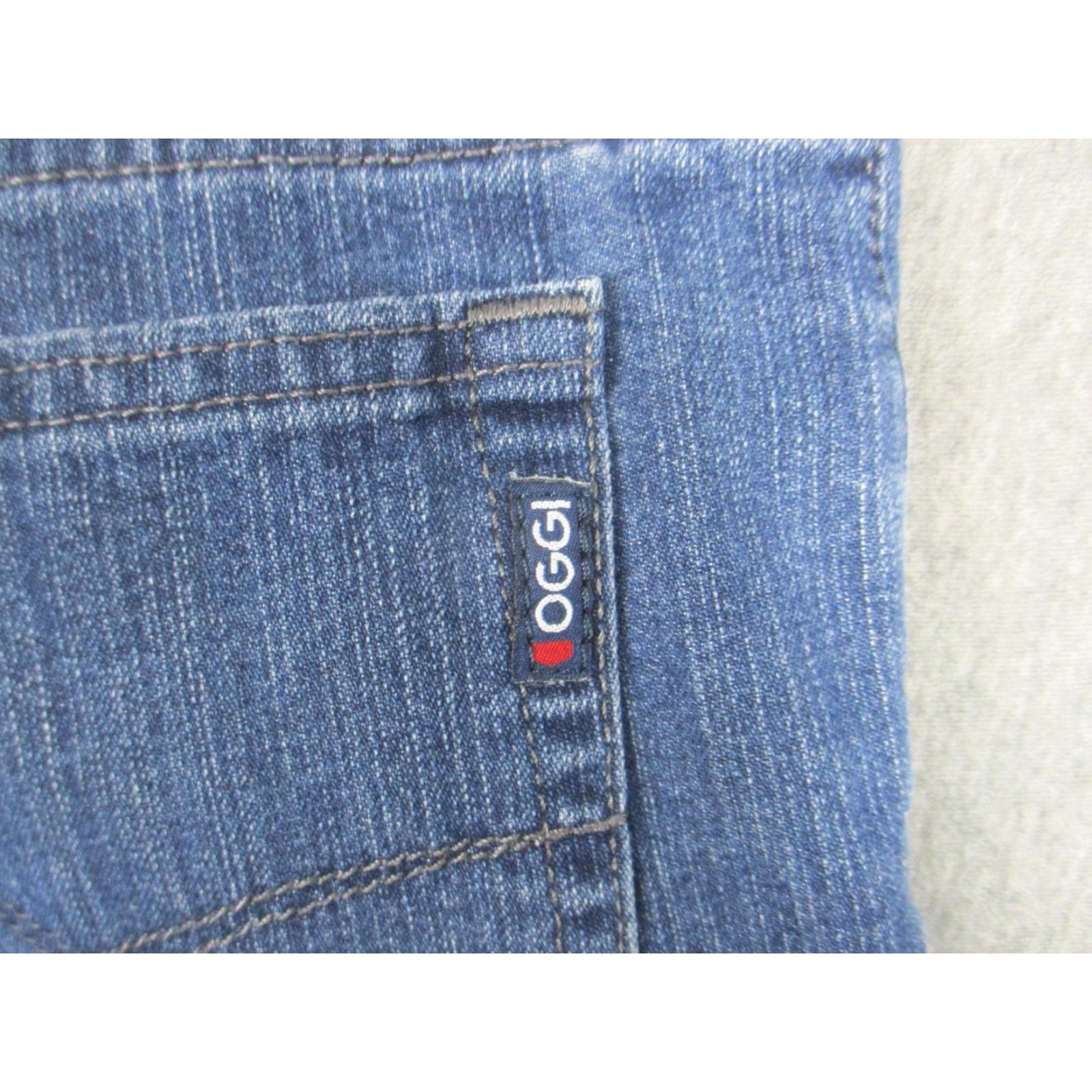 Vintage OGGI Epic Carbon Jeans Mens 34x32 Blue Regular Fit Straight Denim Medium Wash Size US 34 / EU 50 - 7 Thumbnail