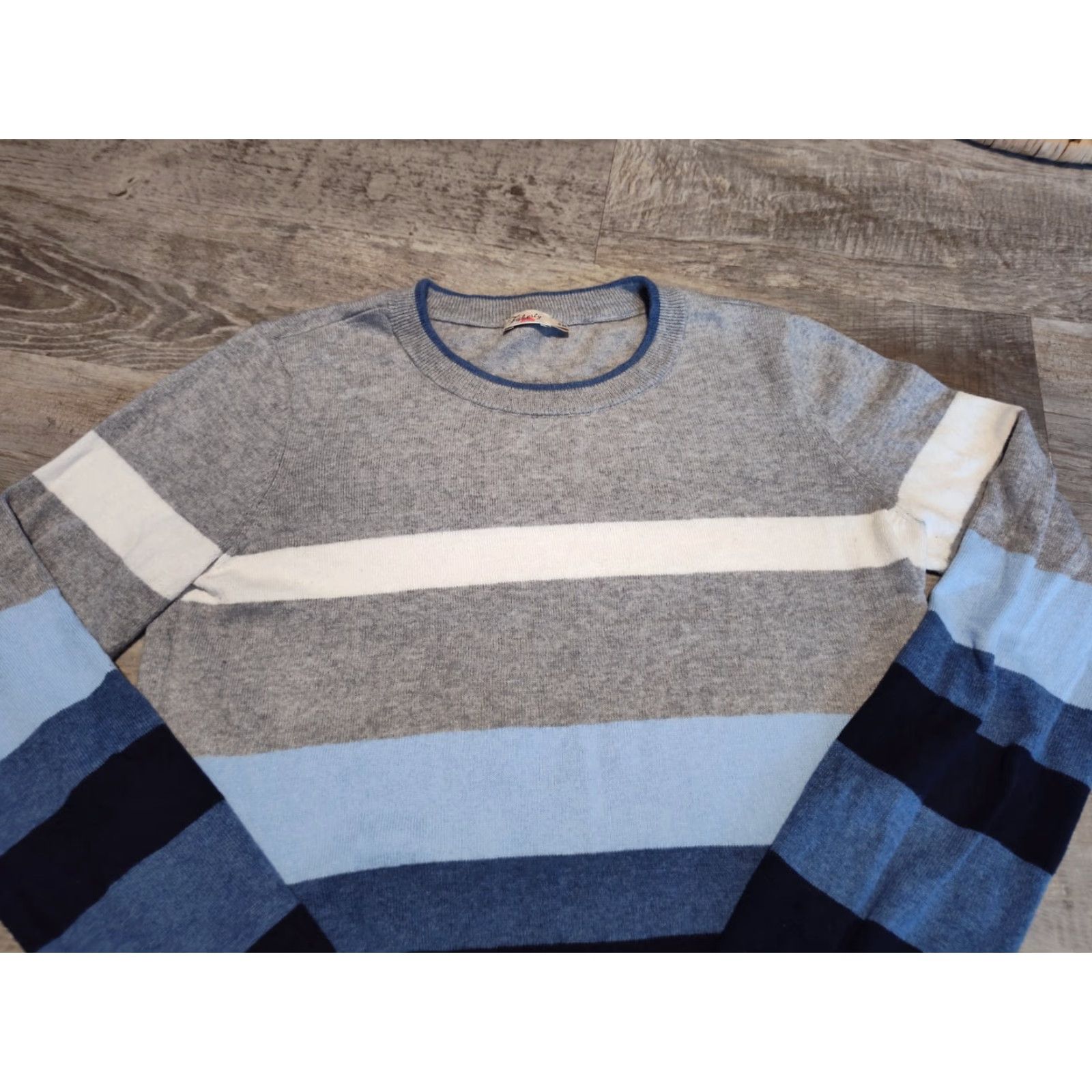 Faherty Faherty Women's Ollie Crew Striped Sweater Size S Multicolor Cashmere Blend Casual Fall Winter Mens Size S / US 4 / IT 40 - 4 Thumbnail