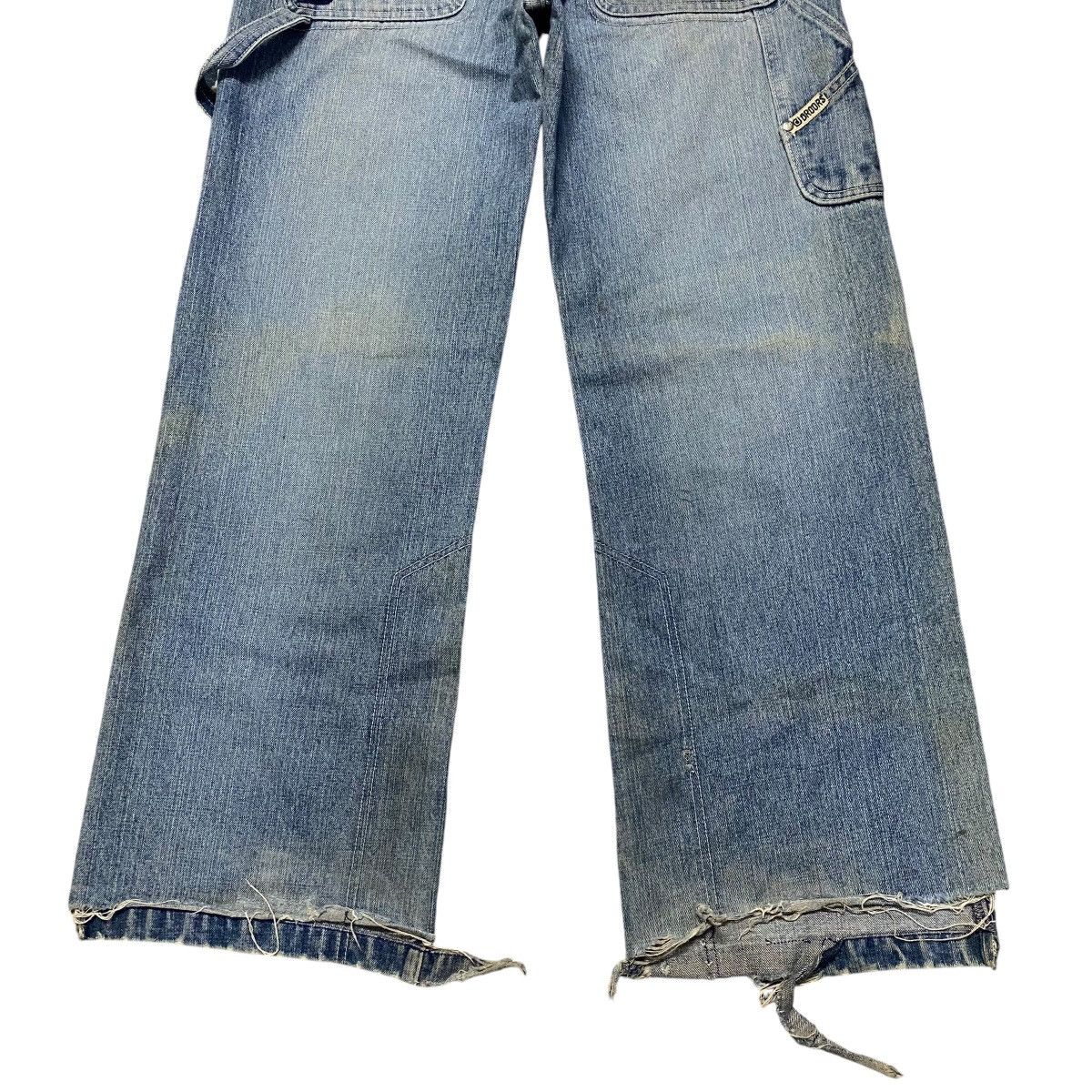 Droors DROORS Denim Wide Leg Jeans Zero Ska8 Patches Distressed Size US 29 - 13 Thumbnail