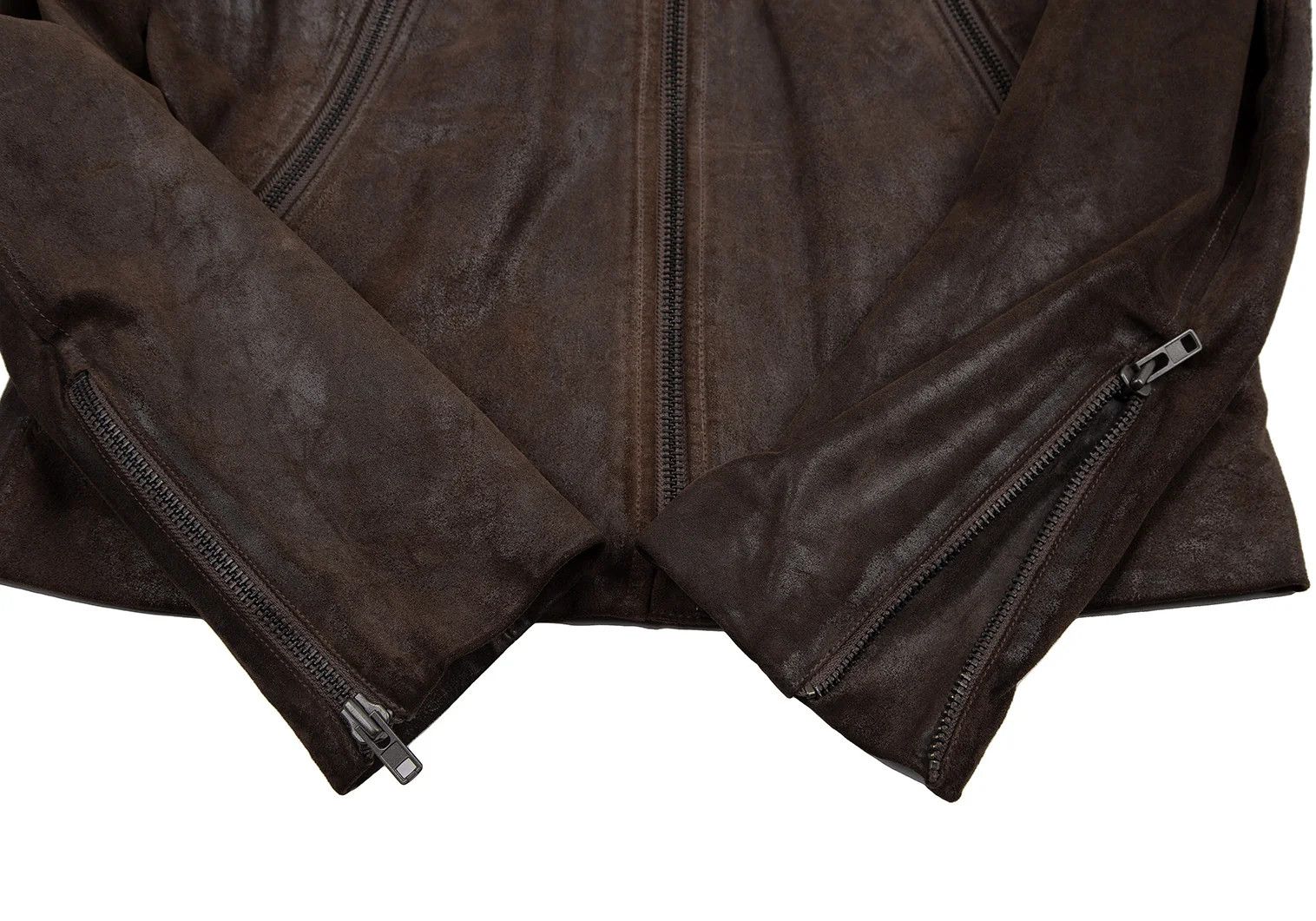 Maison Margiela Brown Waxed Suede Leather Riders Jacket Size 52 Size US L / EU 52-54 / 3 - 5 Thumbnail