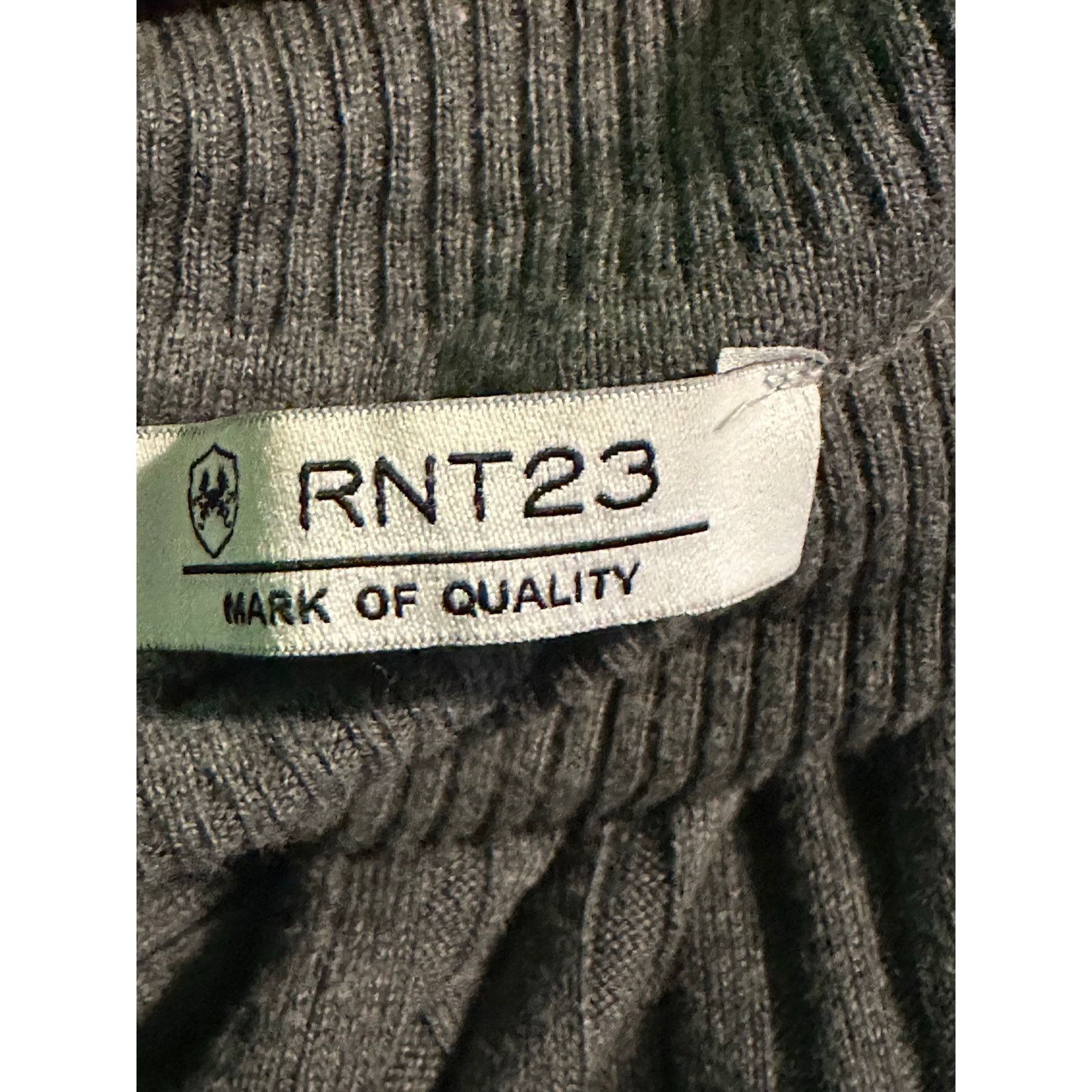 RNT23 RNT23 gray long sleeves ribbed fitted sweater size Small Size US S / EU 44-46 / 1 - 2 Thumbnail