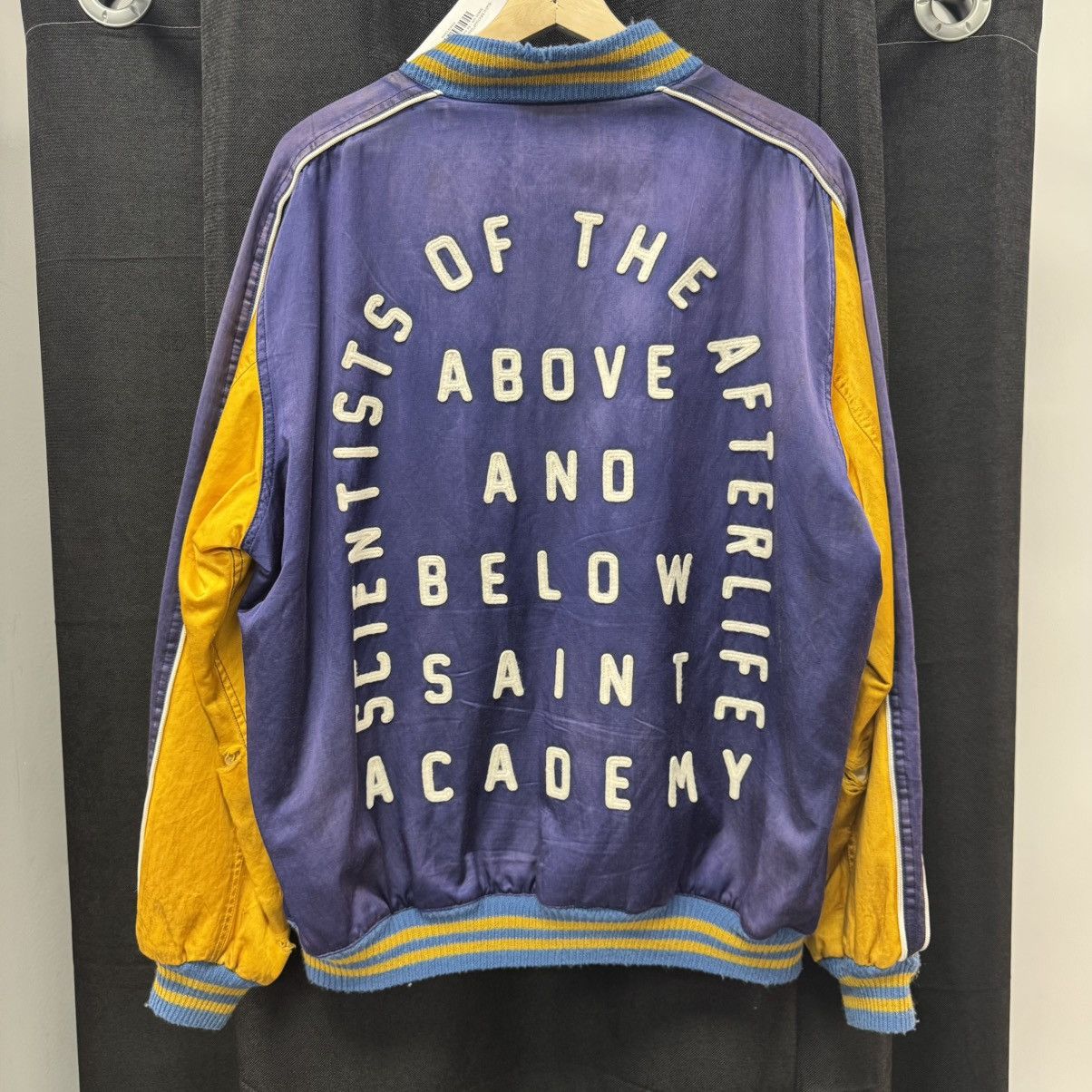Saint Michael Saint Michael Stadium Jacket Navy Yellow Size US M / EU 48-50 / 2 - 2 Thumbnail