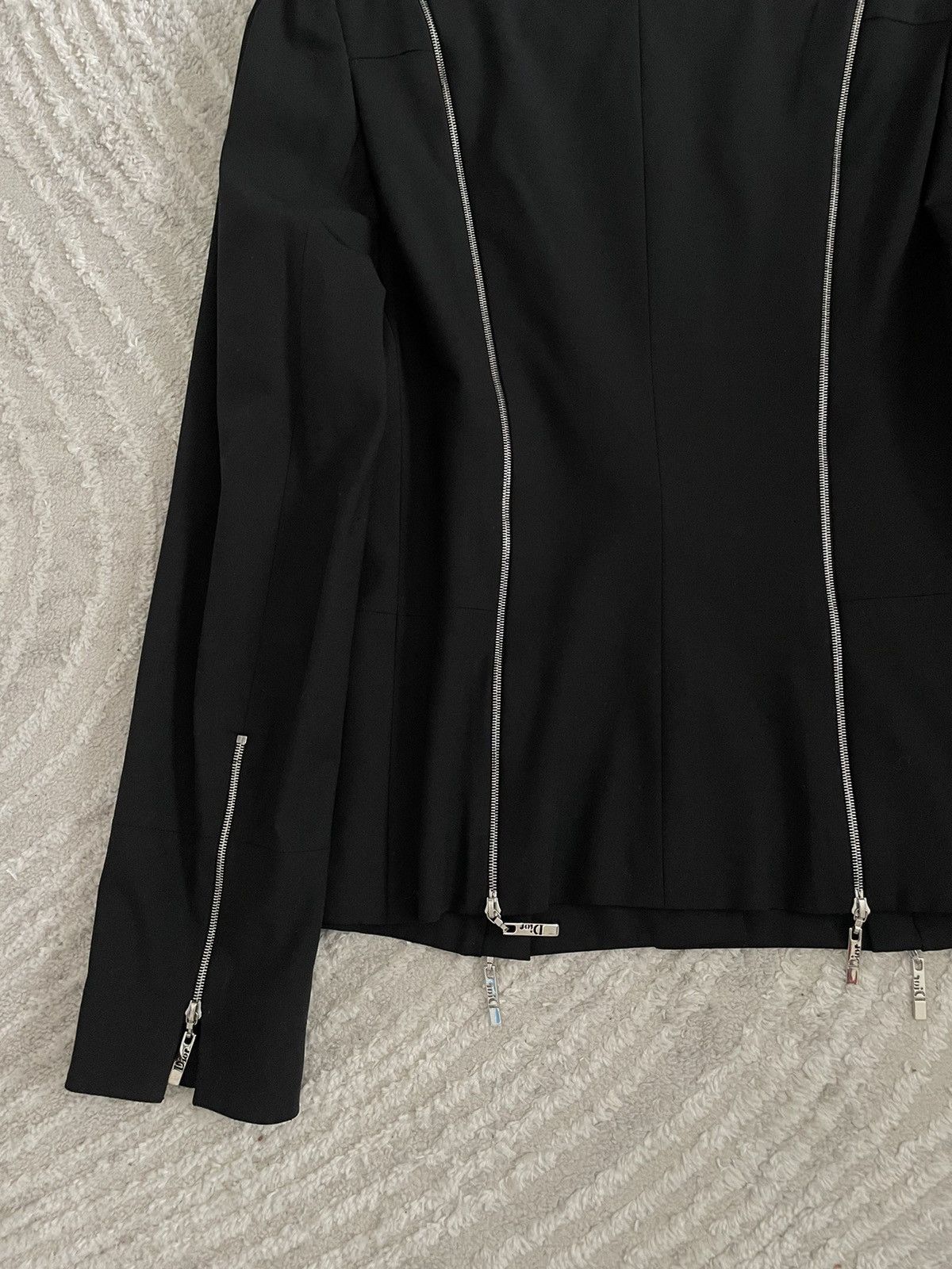 Dior Vintage 2004 S/S Christian Dior John Galliano Zip Jacket Size M / US 6-8 / IT 42-44 - 6 Thumbnail