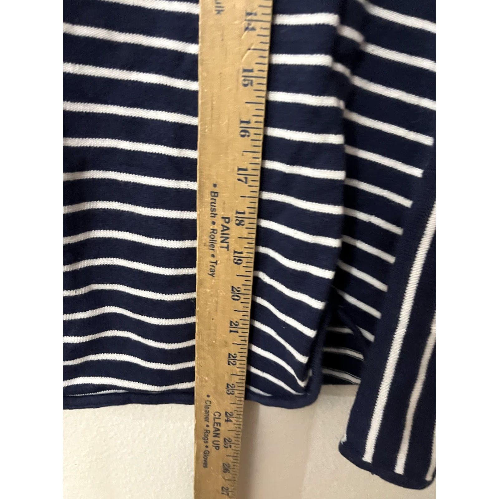 Michael Kors Michael Kors Womens Small Striped Sweater Zip Neck Blue Black White Size S / US 4 / IT 40 - 4 Thumbnail