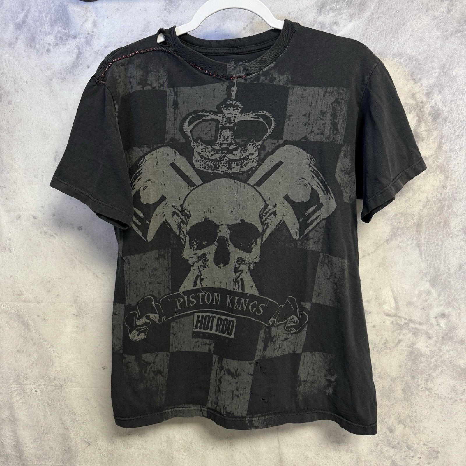 Other Hot Rod Clothing T Shirt Mens Medium Faded Black All Over Pr Size US M / EU 48-50 / 2 - 1 Thumbnail