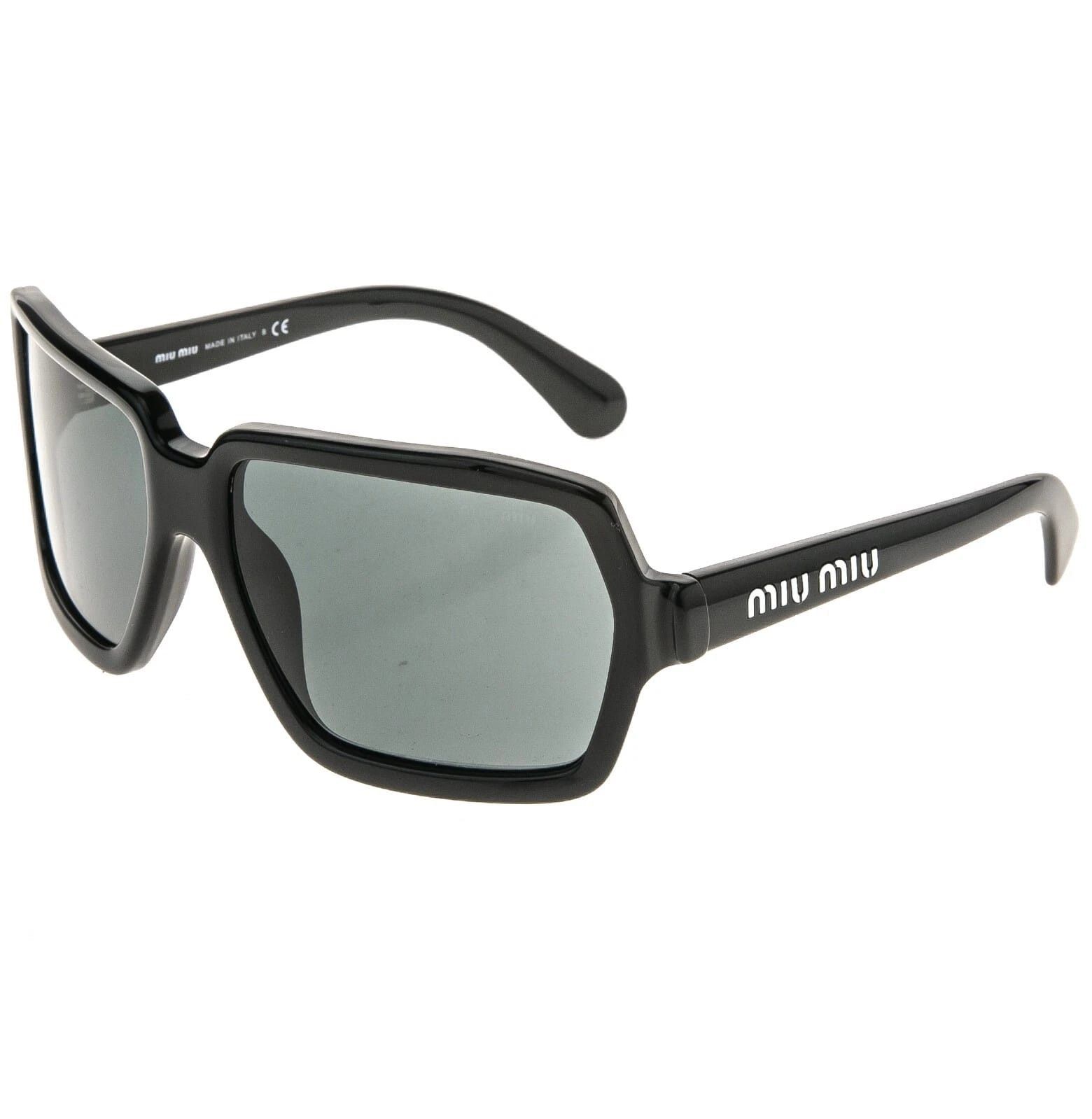 Miu Miu MIU MIU CORE MU06WS Black Geometric Square Fashion 06W Size ONE SIZE - 10 Thumbnail