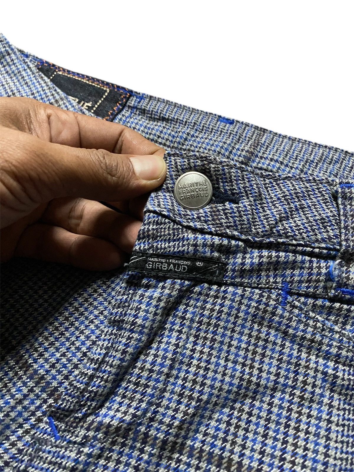 Marithe + Francois Girbaud Flared Marithe Franchois Girbaud Checkered Made in Italy Size 28" / US 6 / IT 42 - 5 Thumbnail