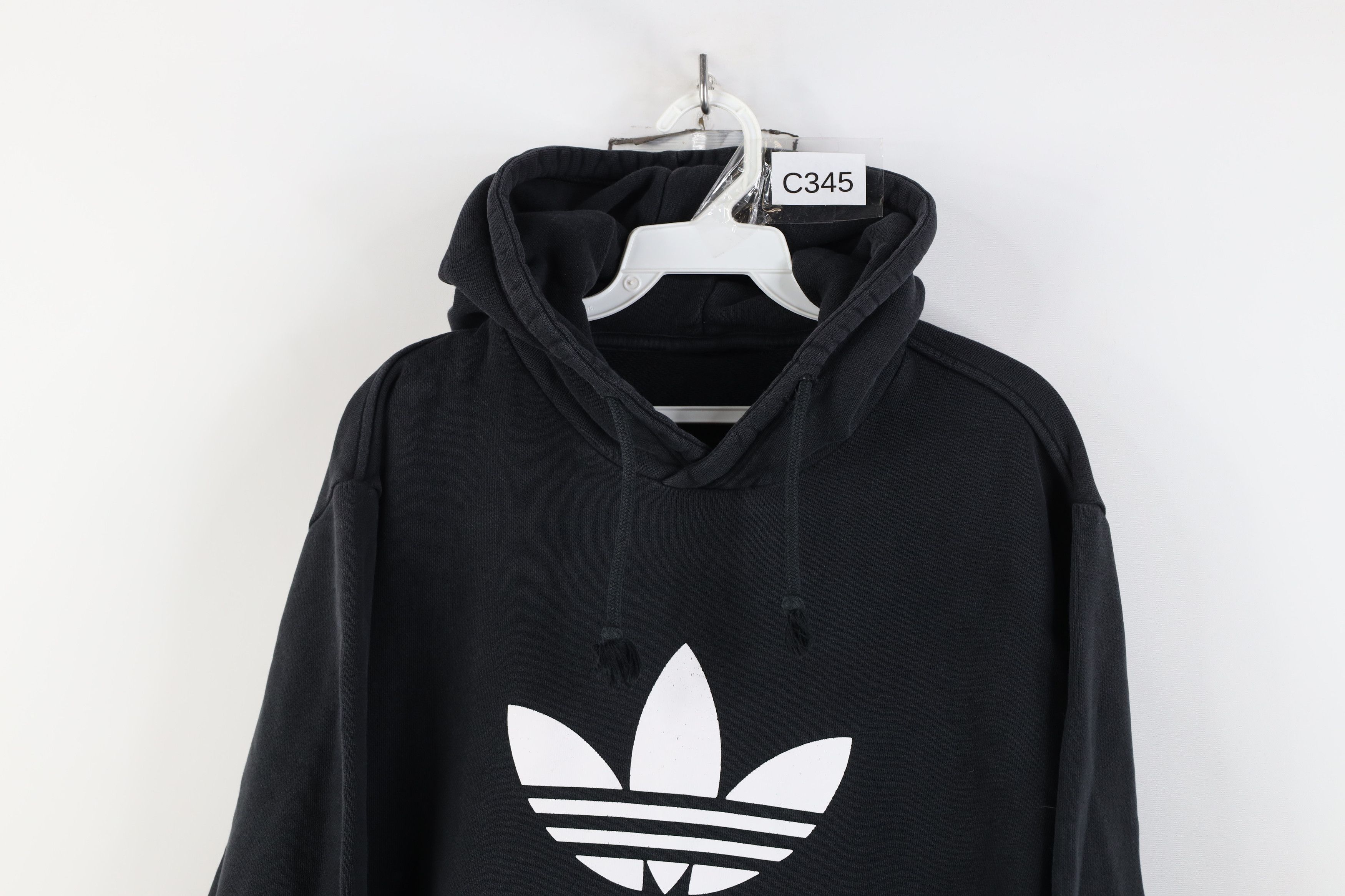 Adidas Vintage Y2K Adidas Spell Out Heavyweight Hoodie Sweatshirt Size US L / EU 52-54 / 3 - 2 Thumbnail