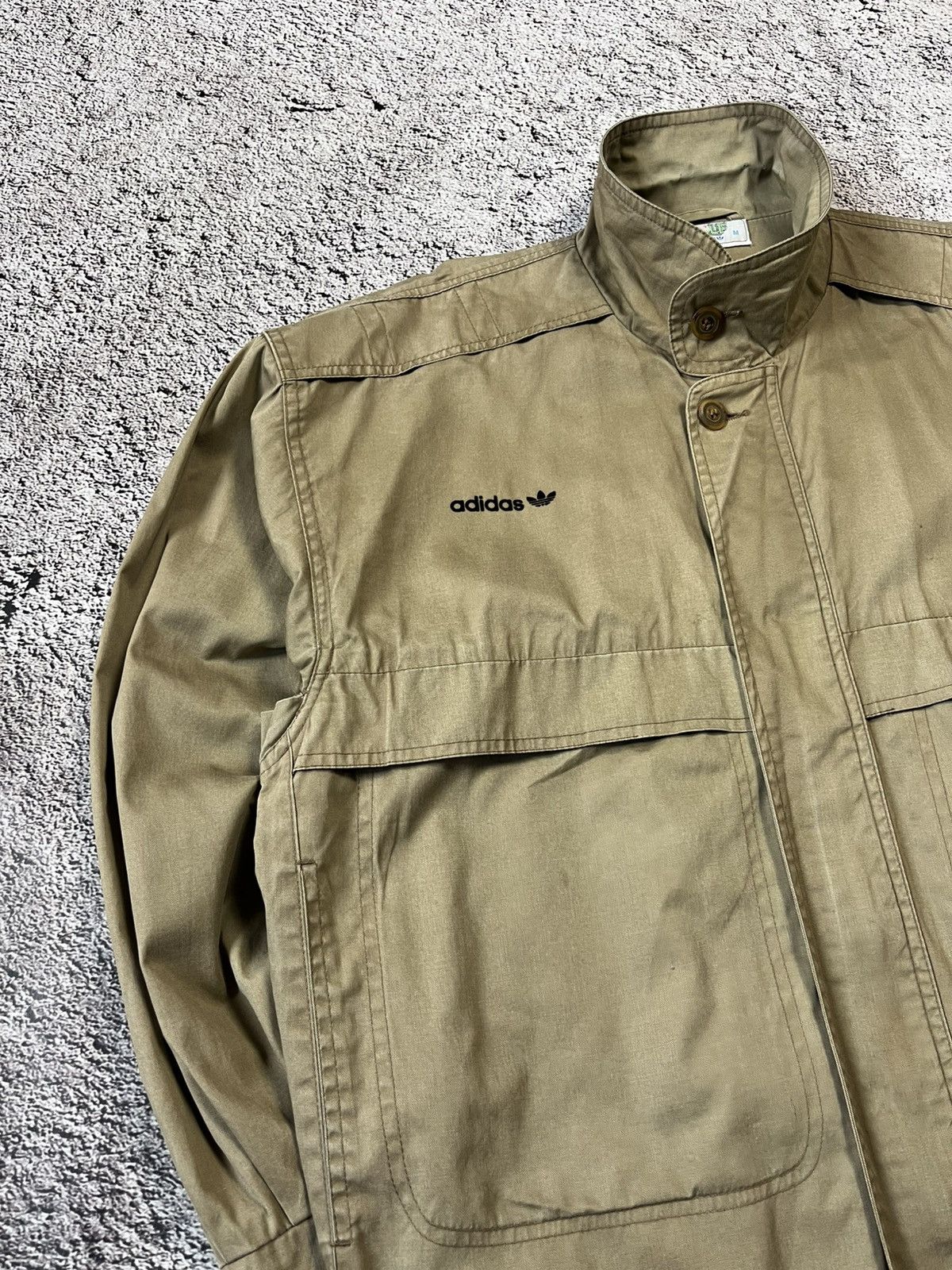 Adidas Adidas Golf Vintage Khaki Utility Jacket Size M Size US M / EU 48-50 / 2 - 5 Thumbnail