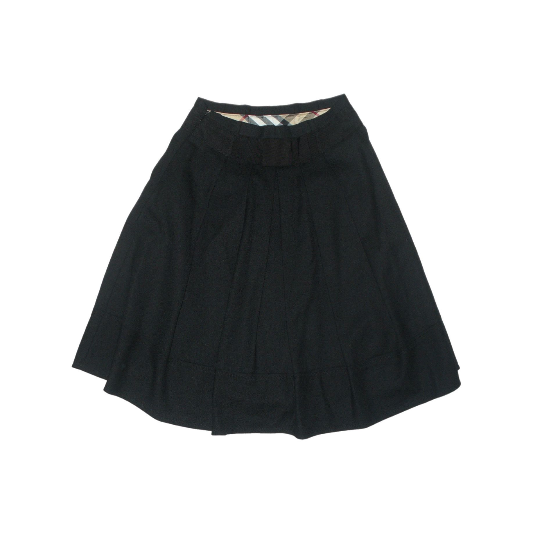 Burberry Burberry Blue Label black lowkey knee-length skirt. Size 25" / US 0 / IT 36 - 6 Thumbnail