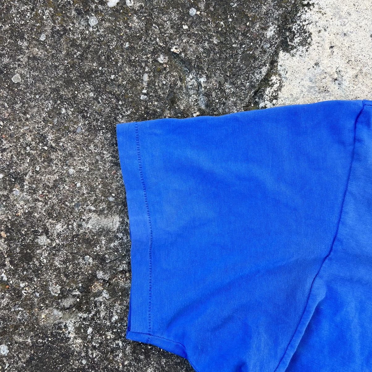 Hanes × Vintage Vintage 90s Hanes „No Work Club” Blue Tee T Shirt Humor Size US L / EU 52-54 / 3 - 5 Thumbnail