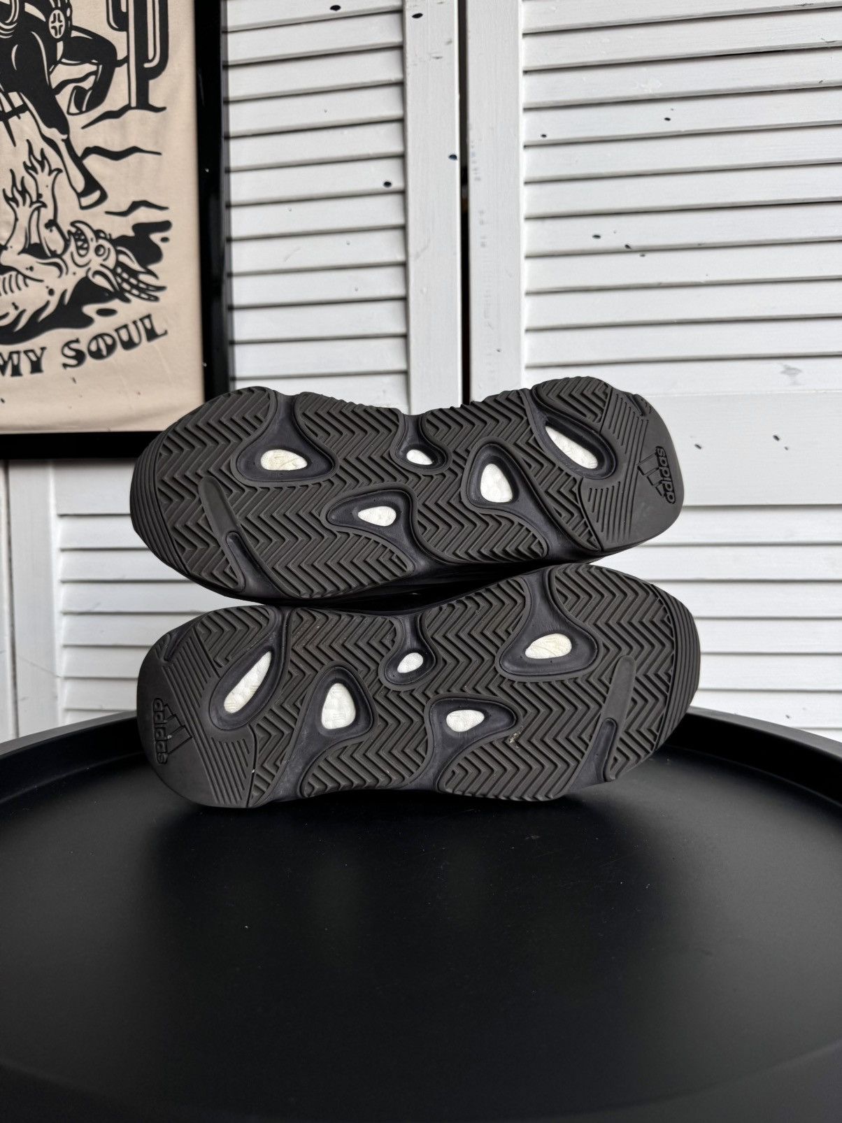 Adidas × Kanye West Adidas Yeezy Boost 700 V2 Vanta Black Mens Shoes US9 FU6684 Size US 9 / EU 42 - 18 Thumbnail