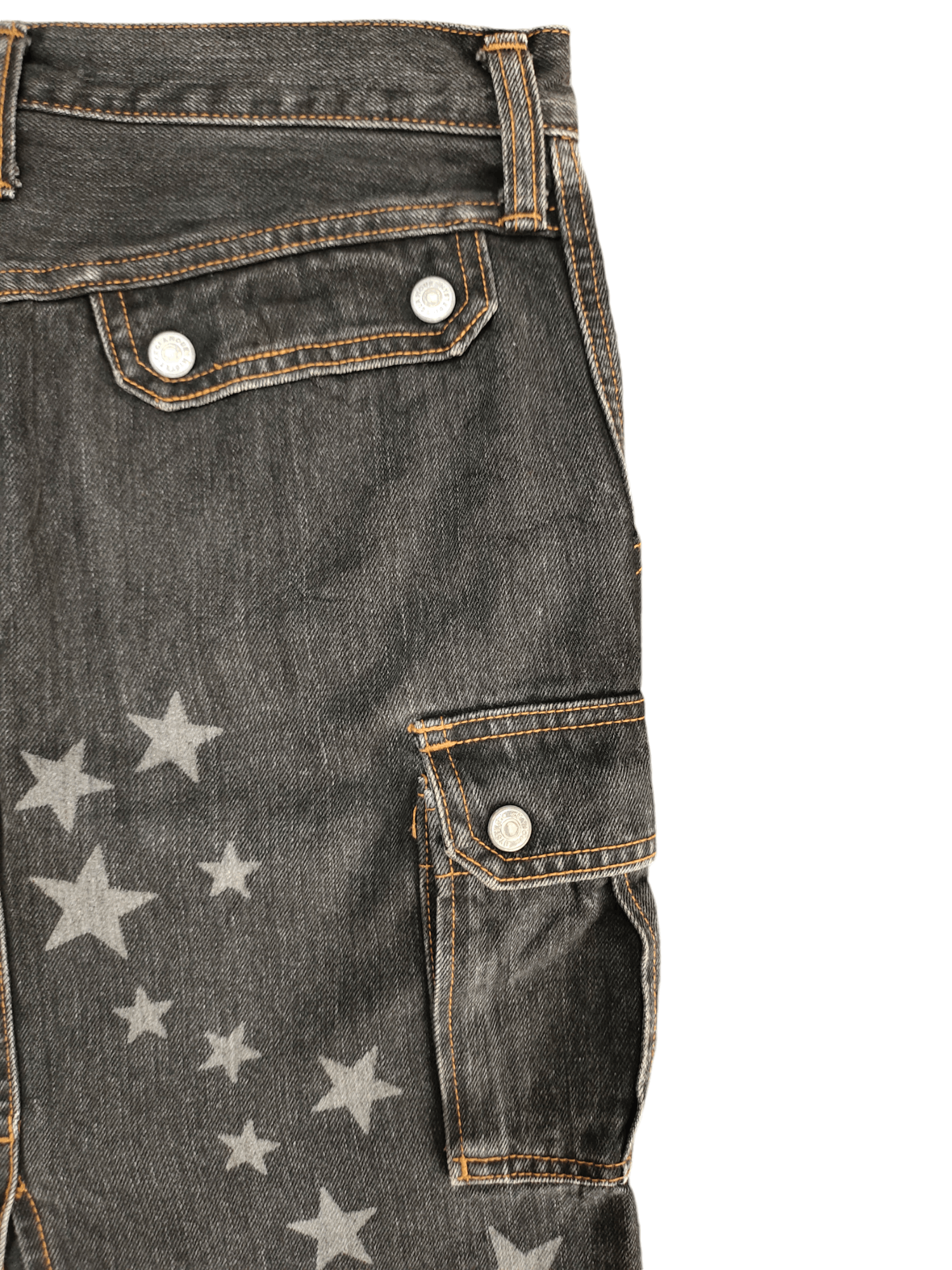 Hysteric Glamour Vintage 90s Hysteric Glamour Stars Cargo Denim Skirt Size 31" - 9 Thumbnail