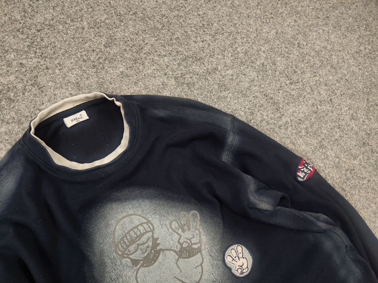 Vintage Vintage Y2K Grass Hither Long sleeve Sweatshirt Rap HipHop Size US S / EU 44-46 / 1 - 8 Thumbnail