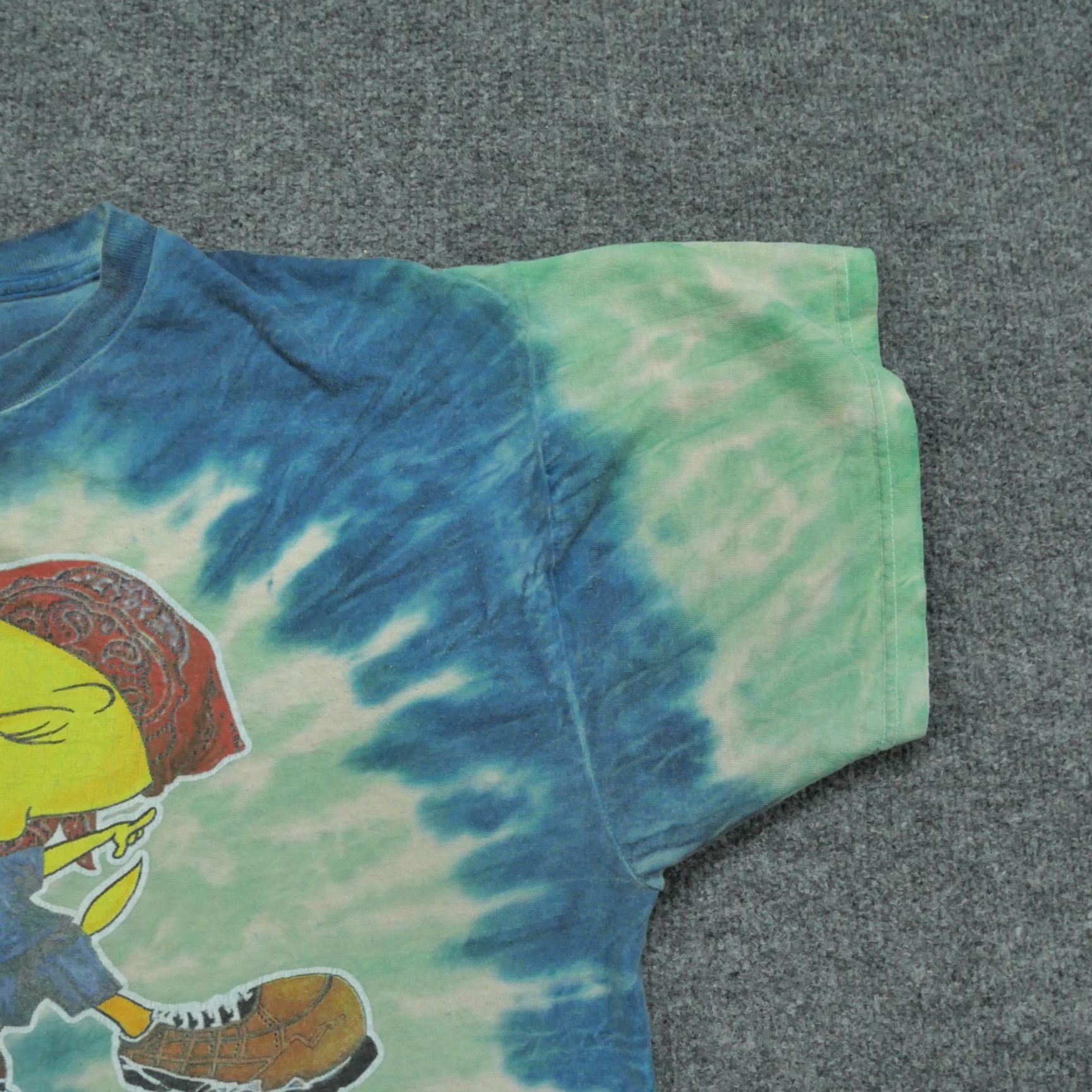 Vintage VINTAGE Tweety T Shirt Mens XL Blue Green Tie Dye Baseball Looney Tunes 90s Size US XL / EU 56 / 4 - 7 Thumbnail