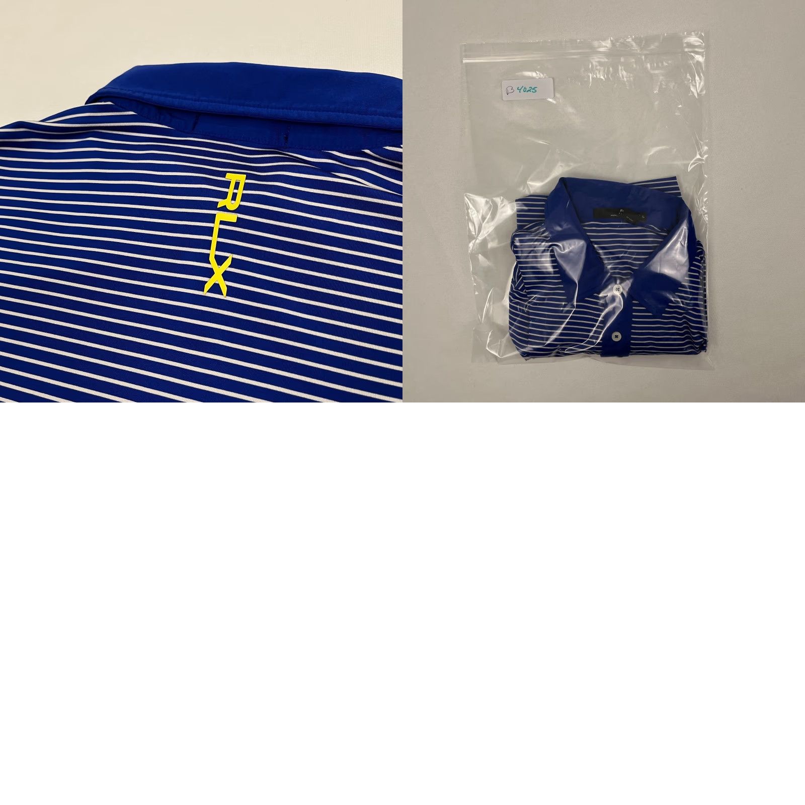 RLX Ralph Lauren RLX Ralph Lauren Polo Golf Harbour Town Links Mens XL Blue Shirt Sports Preppy Logo Classic Knit Short Sleeve Activewear Size US XL / EU 56 / 4 - 8 Thumbnail