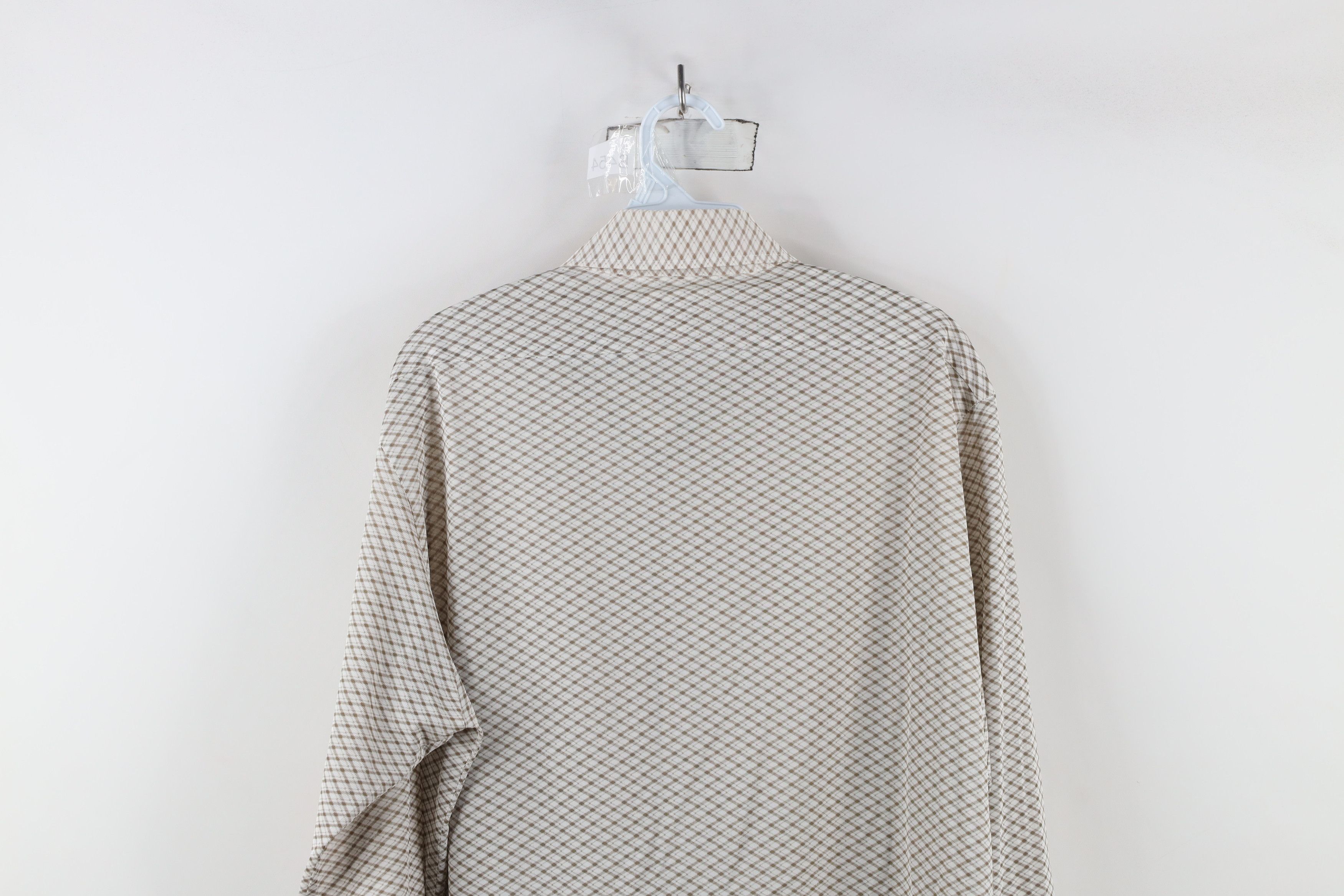 Vintage Vintage 70s Streetwear Sheer Knit Collared Button Shirt Size US M / EU 48-50 / 2 - 10 Thumbnail