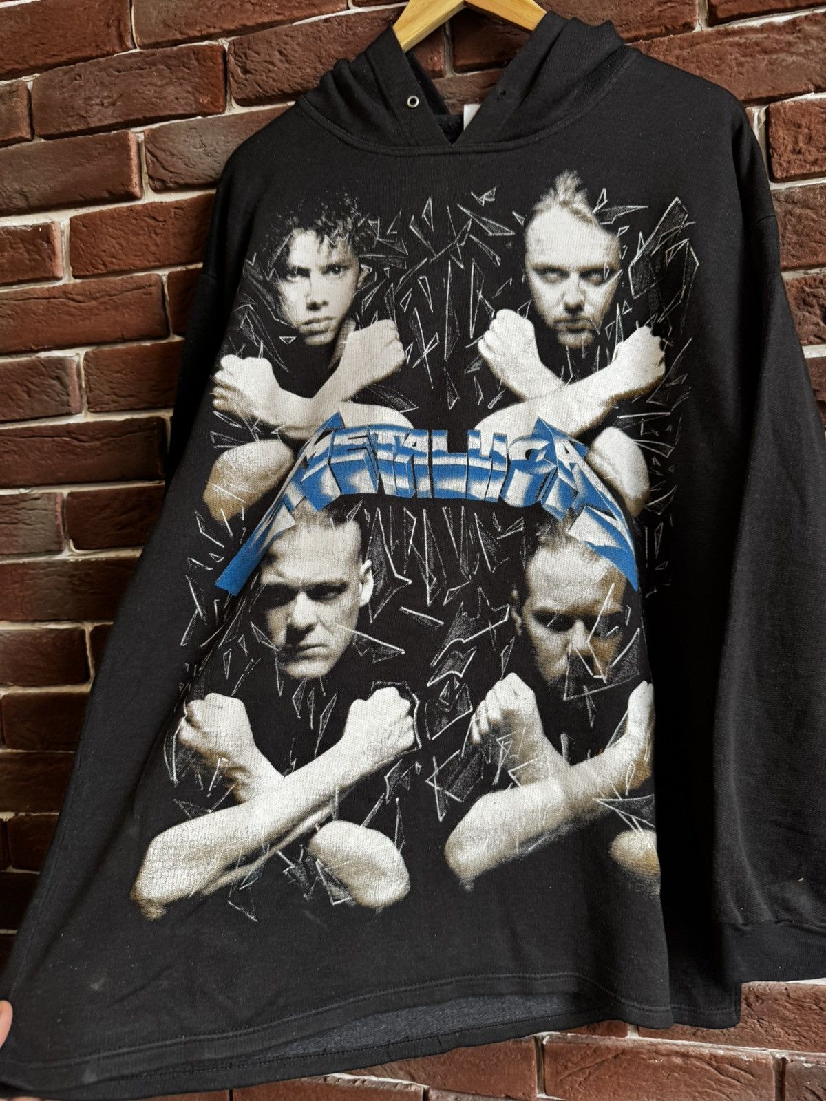 Band Tees Vintage 90s Metallica AOP Print Metal Band Tee Hoodie XL Size US XL / EU 56 / 4 - 3 Thumbnail