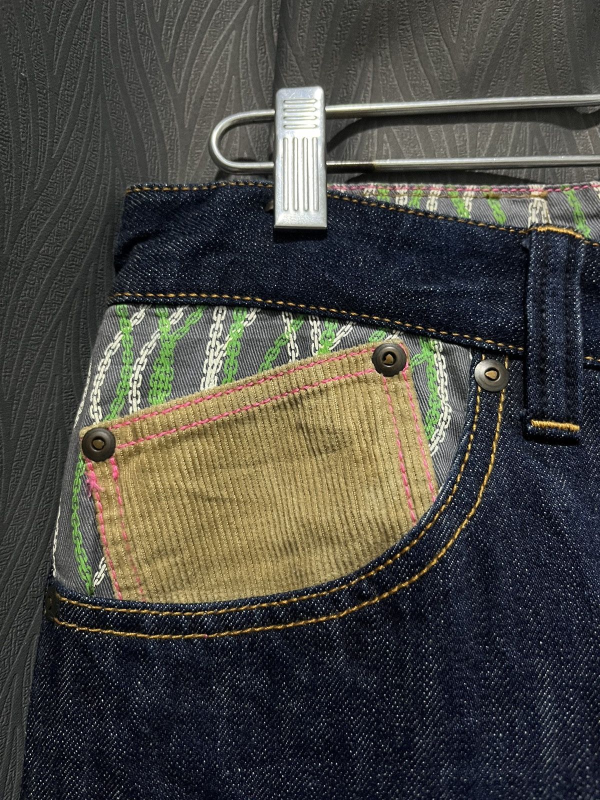 Japanese Brand × Kansai Yamamoto SACRIFICE Patchwork and Collage Fashion Jeans Size US 32 / EU 48 - 4 Thumbnail