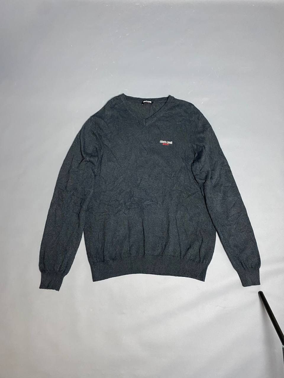 Roberto Cavalli Roberto Cavalli Sport Gray Angora Wool Blend Sweater Size XL Size US XL / EU 56 / 4 - 1 Thumbnail
