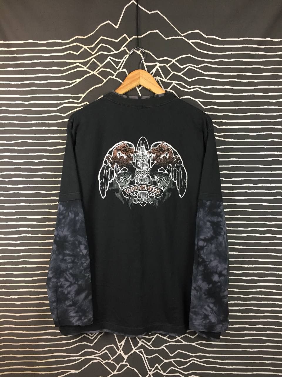 Japanese Brand La Horner Japanese Streetwear Oriental Dragon Cyber Y2K Tee Size US XL / EU 56 / 4 - 2 Thumbnail