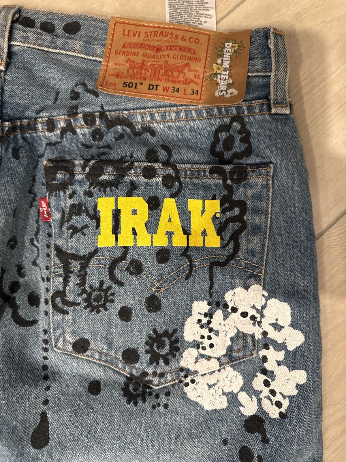 DENIM TEARS × IRAK Denim tear x IRAK Size US 34 / EU 50 - 3 Thumbnail