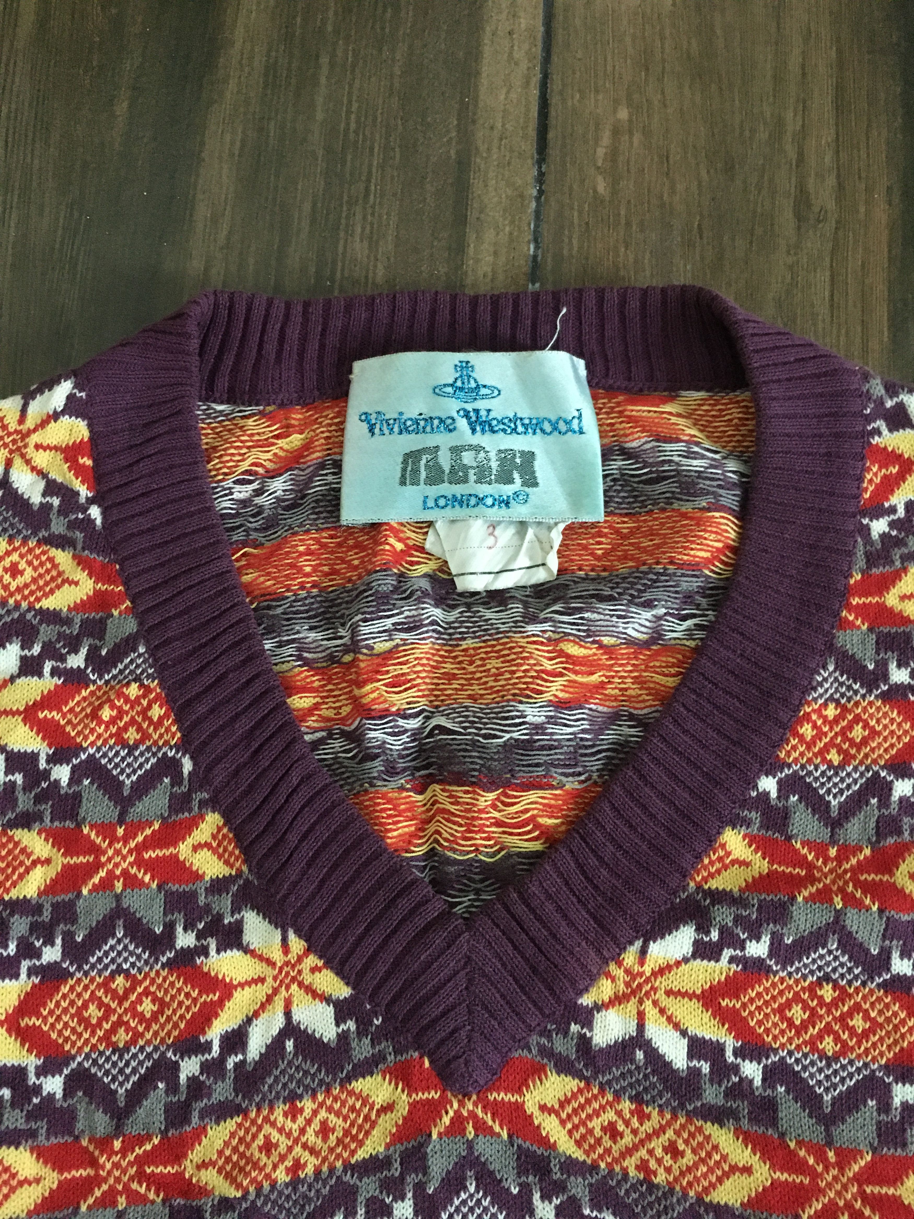 Vivienne Westwood Vivienne Westwood woven knit vest Size US M / EU 48-50 / 2 - 2 Thumbnail