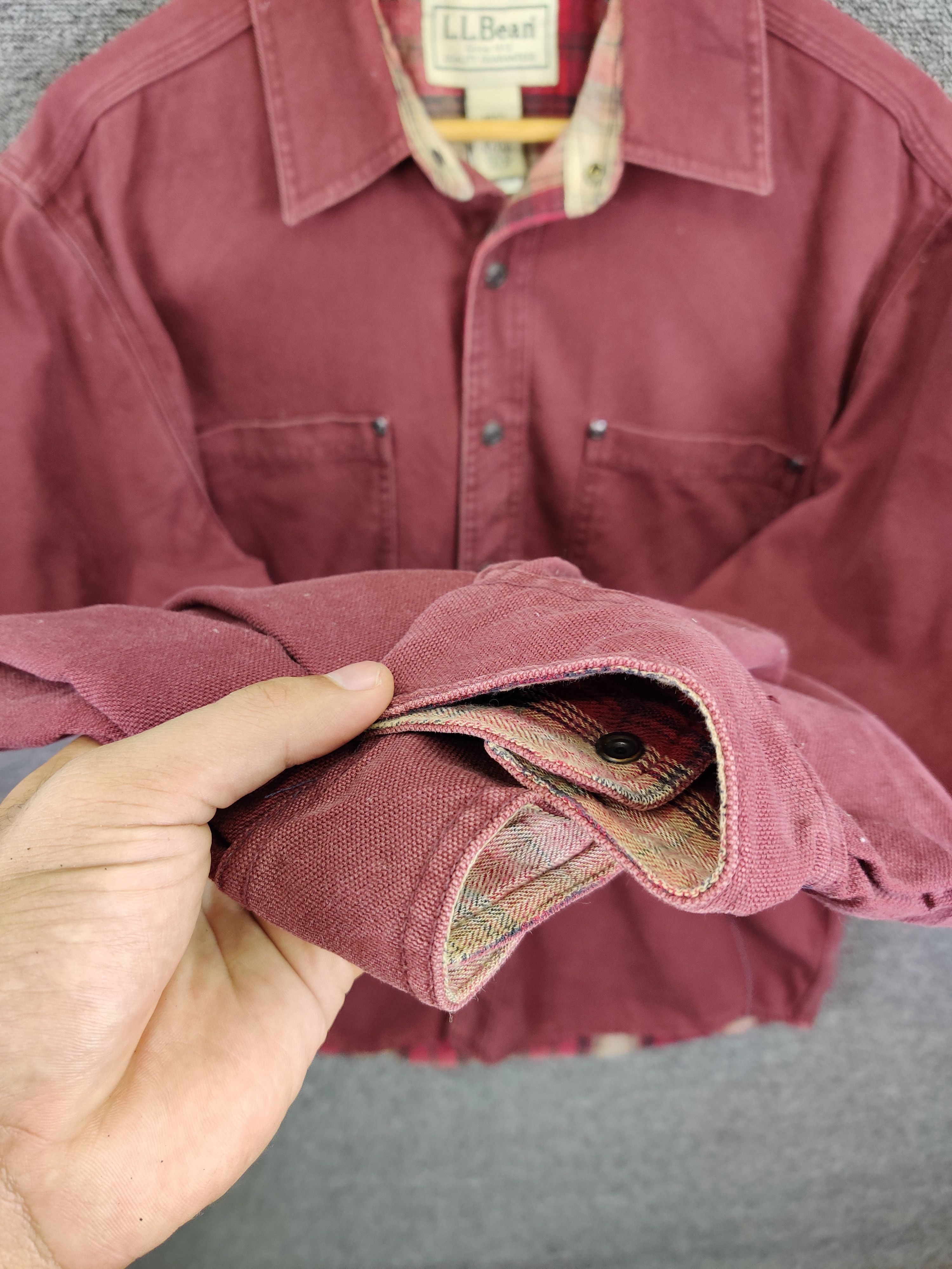 L.L. Bean Vintage L.L. Bean Plaid Lined Overshirt Jacket Size US M / EU 48-50 / 2 - 9 Thumbnail