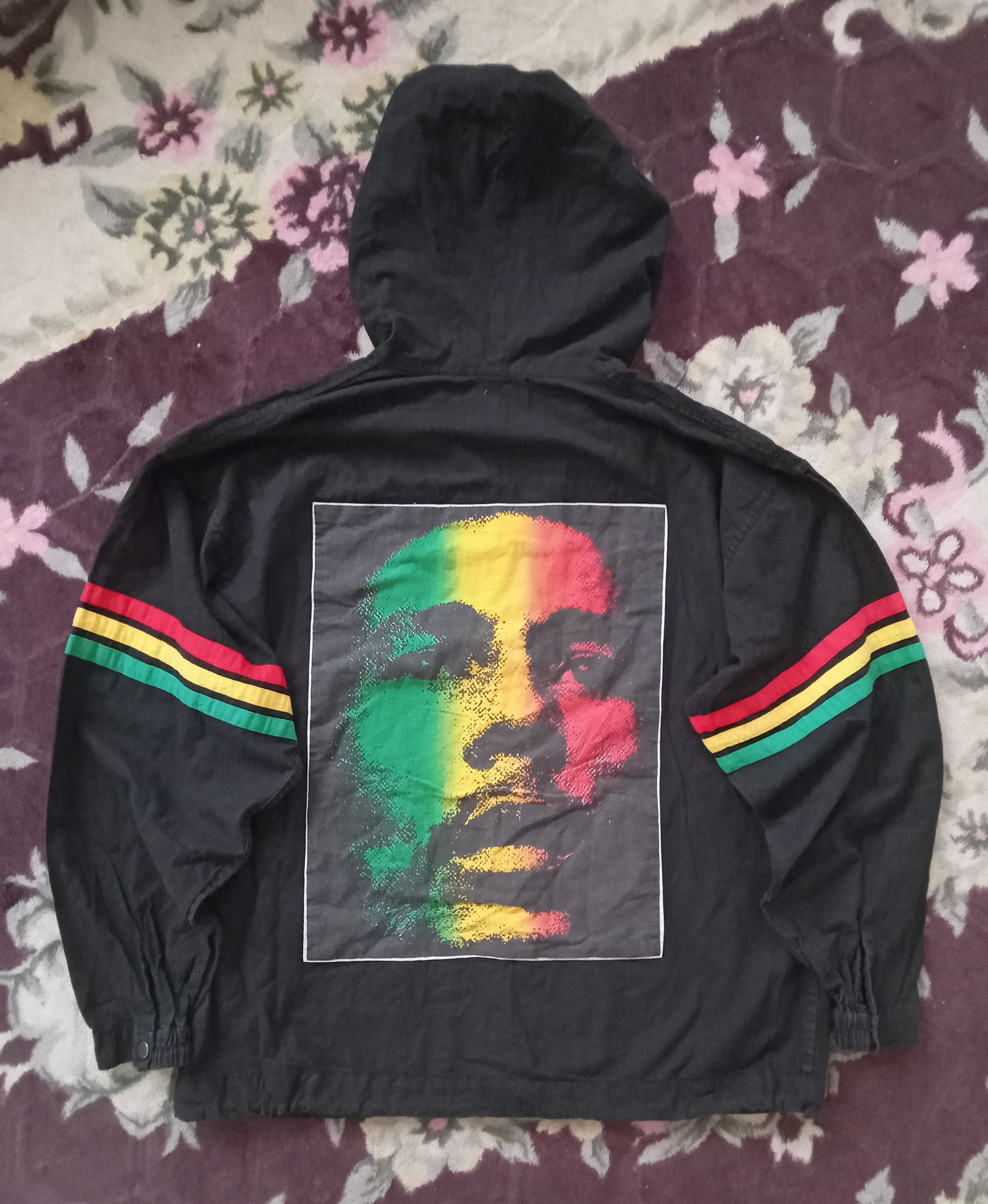 Other Bob Marley Rasta Hoodie Zipped Jacket Size US M / EU 48-50 / 2 - 1 Thumbnail