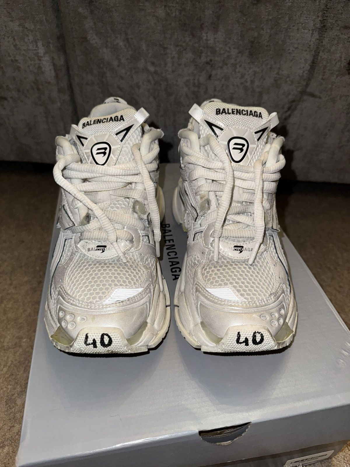 Balenciaga Balenciga runner white size us 8 Size US 8 / EU 41 - 1 Thumbnail