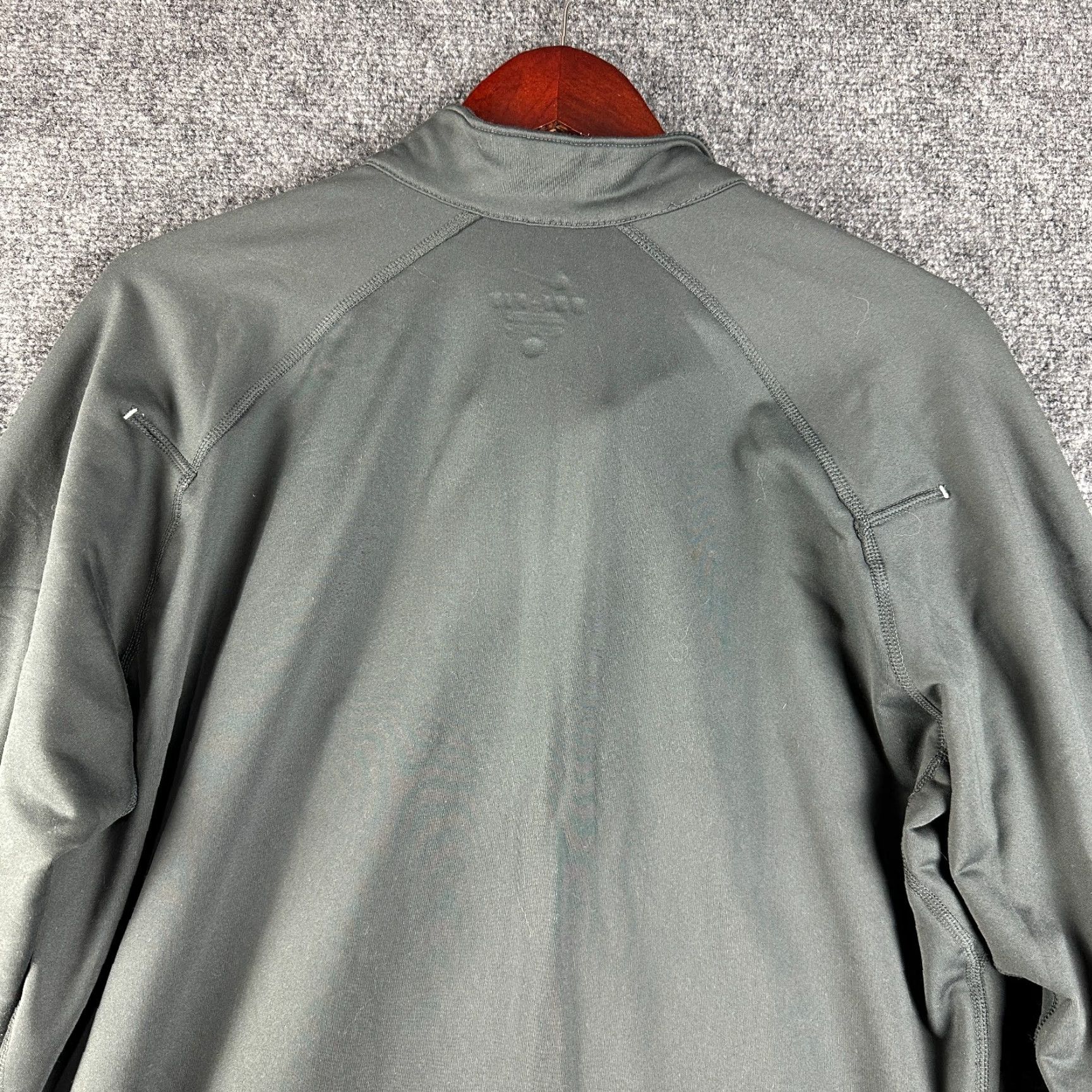 Nike Nike Dri Fit Pullover Top Mens L 1/4 Zip Fleece Lined Running Knit Solid Gray Size US L / EU 52-54 / 3 - 8 Thumbnail