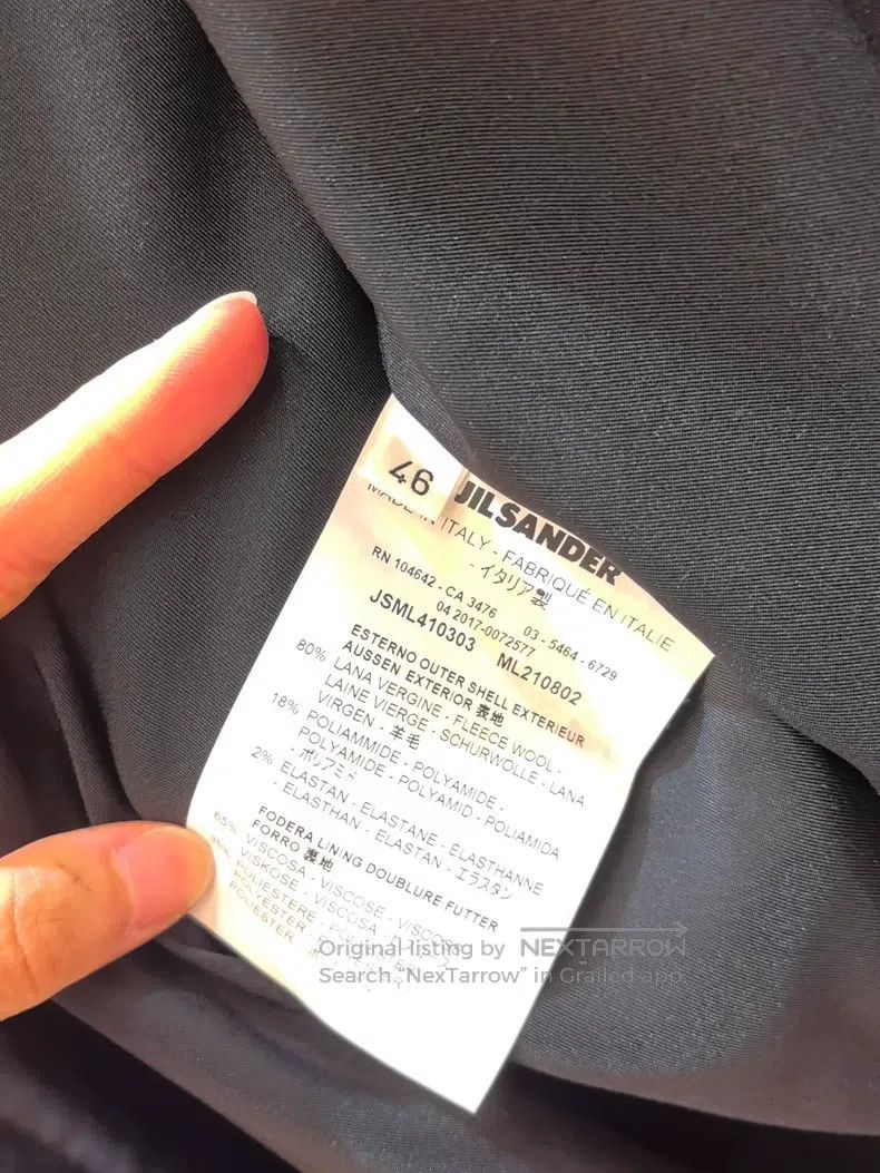 Jil Sander Jil Sander size 46 Black Hooded Jacket Size US S / EU 44-46 / 1 - 4 Thumbnail
