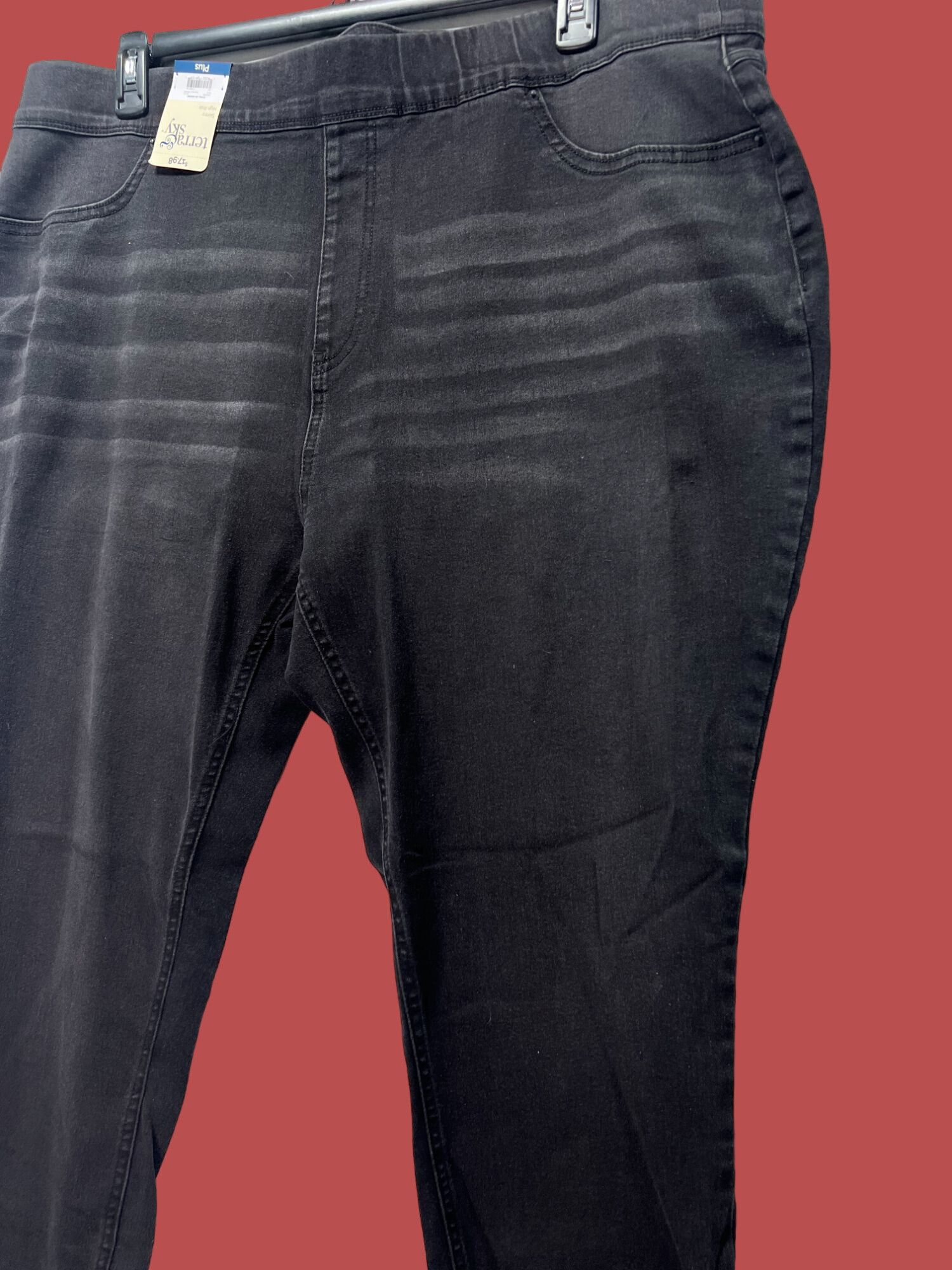 Other Terra & Sky-Women's Plus Size Pull On Legging Jeans 28" Inse Size 42" / US 20 - 15 Thumbnail