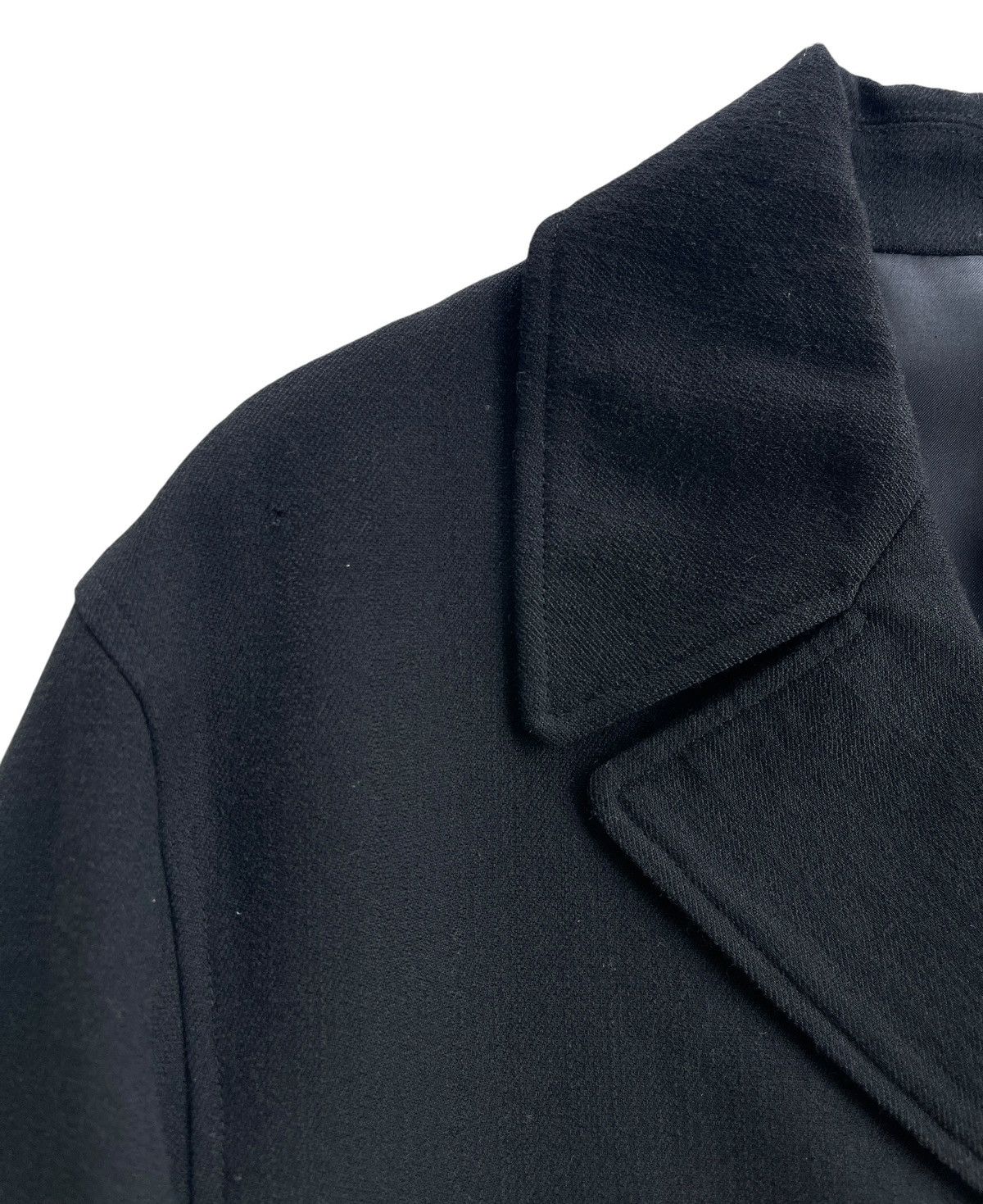Yohji Yamamoto Yohji Yamamoto Black Gabardine Belted Trenchcoat Size US M / EU 48-50 / 2 - 4 Thumbnail